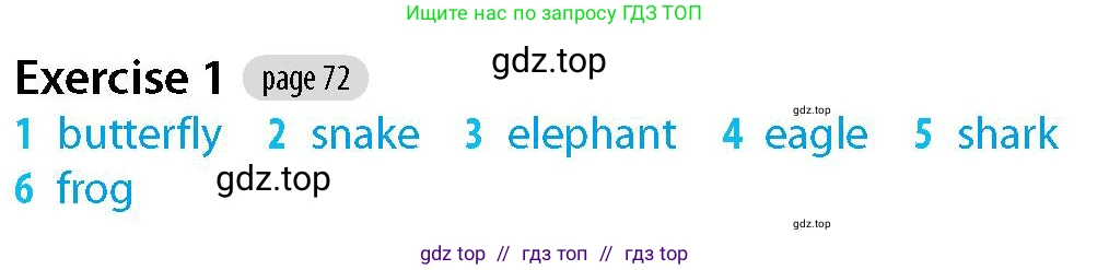 Английский язык (english), 5-7 класс Рабочая тетрадь (workbook), авторы: Фалла Тим (Falla Tim), Дэвис Пауль (A Davies Paul), издательство Oxford University Press, Any, 2017, бирюзового цвета, страница 72, номер 1, Решение (Teacher's Guide)