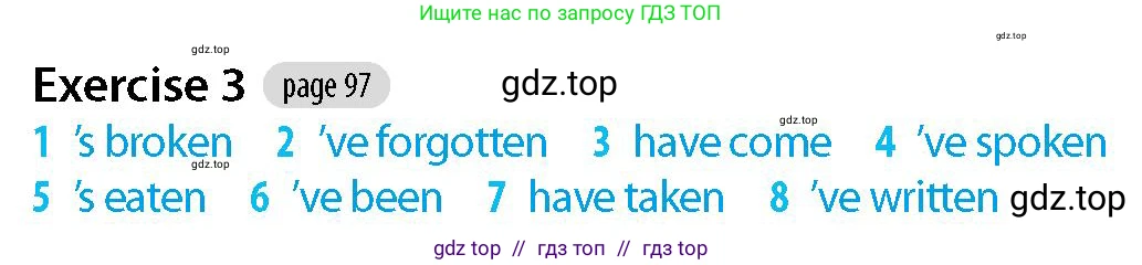 Английский язык (english), 5-7 класс Рабочая тетрадь (workbook), авторы: Фалла Тим (Falla Tim), Дэвис Пауль (A Davies Paul), издательство Oxford University Press, Any, 2017, бирюзового цвета, страница 97, номер 3, Решение (Teacher's Guide)