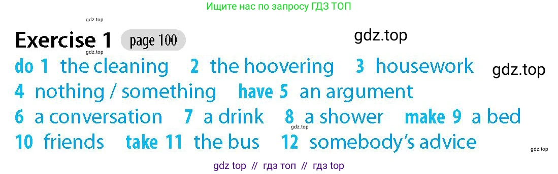 Английский язык (english), 5-7 класс Рабочая тетрадь (workbook), авторы: Фалла Тим (Falla Tim), Дэвис Пауль (A Davies Paul), издательство Oxford University Press, Any, 2017, бирюзового цвета, страница 100, номер 1, Решение (Teacher's Guide)
