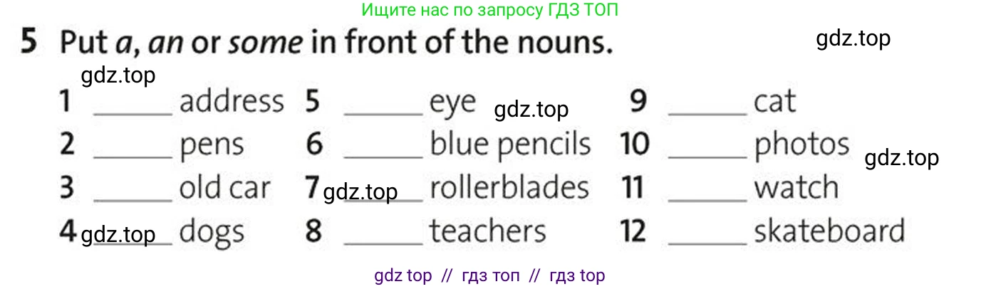 Английский язык (english), 5-7 класс Учебник (Student's book), авторы: Фалла Тим (Falla Tim), Дэвис Пауль (A Davies Paul), издательство Oxford University Press, Any, 2018, белого цвета, страница 7, номер 5, Условие (task conditions)