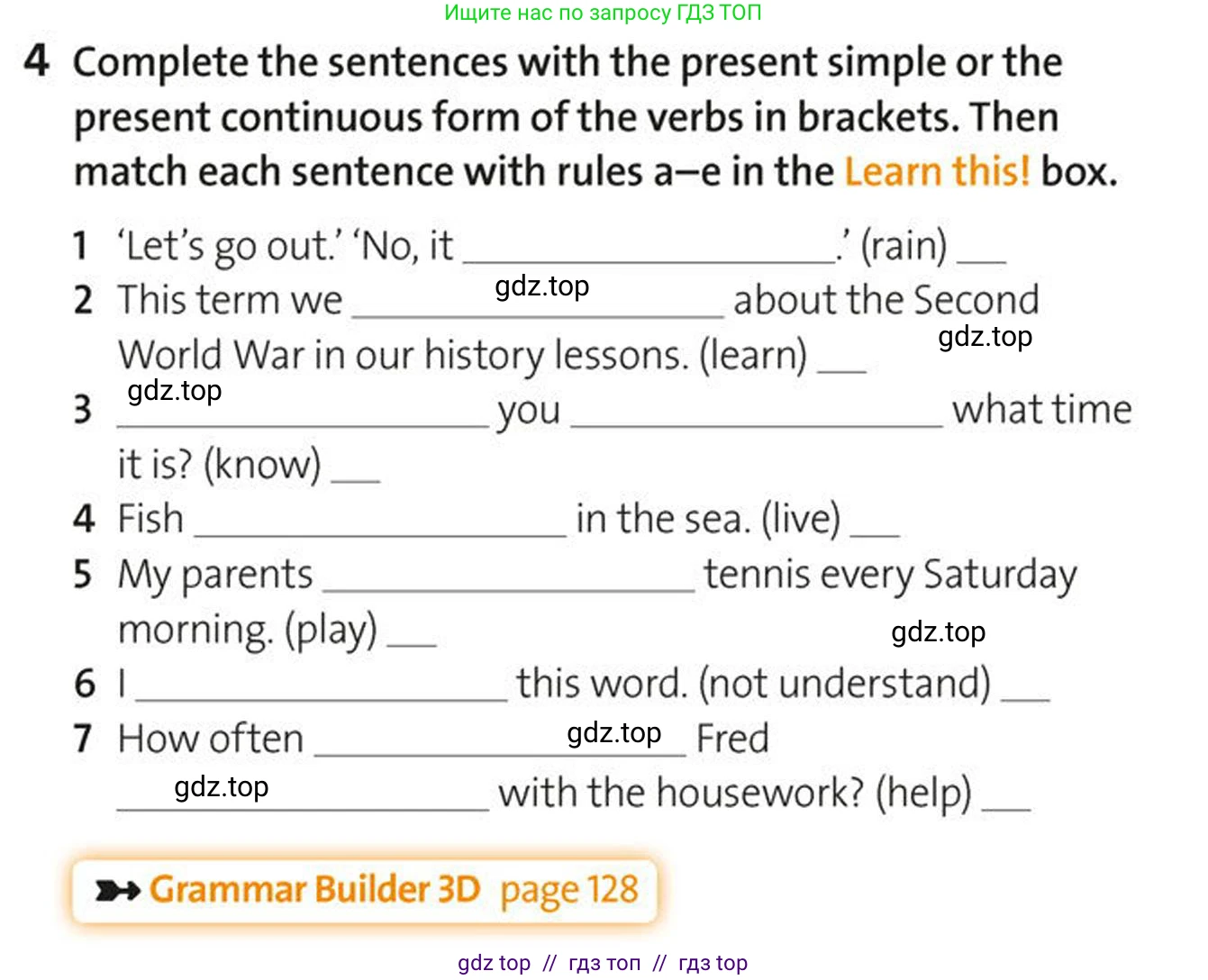 Английский язык (english), 5-7 класс Учебник (Student's book), авторы: Фалла Тим (Falla Tim), Дэвис Пауль (A Davies Paul), издательство Oxford University Press, Any, 2018, белого цвета, страница 34, номер 4, Условие (task conditions)