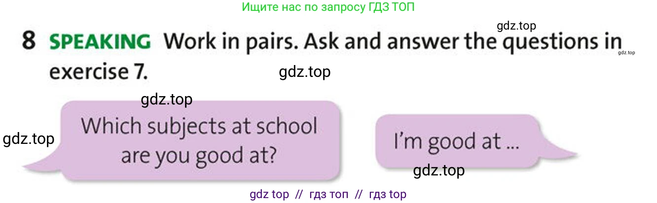 Английский язык (english), 5-7 класс Учебник (Student's book), авторы: Фалла Тим (Falla Tim), Дэвис Пауль (A Davies Paul), издательство Oxford University Press, Any, 2018, белого цвета, страница 45, номер 8, Условие (task conditions)