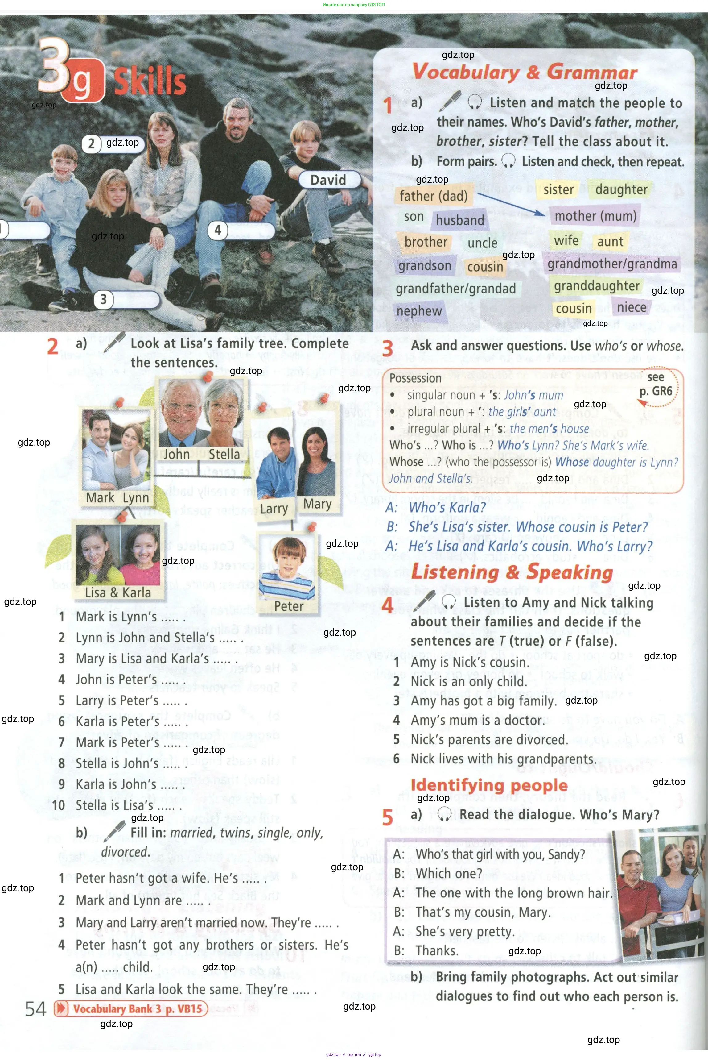 Английский язык (english), 5 класс Учебник (Student's book), авторы: Баранова Ксения Михайловна (Baranova Ksenia), Дули Дженни (Dooley Jenny), Копылова Виктория Викторовна (Kopylova Victoria), Мильруд Радислав Петрович (Millrood Radislav), Эванс Вирджиния (Evans Virginia), издательство Просвещение, Москва, 2023, белого цвета, страница 54