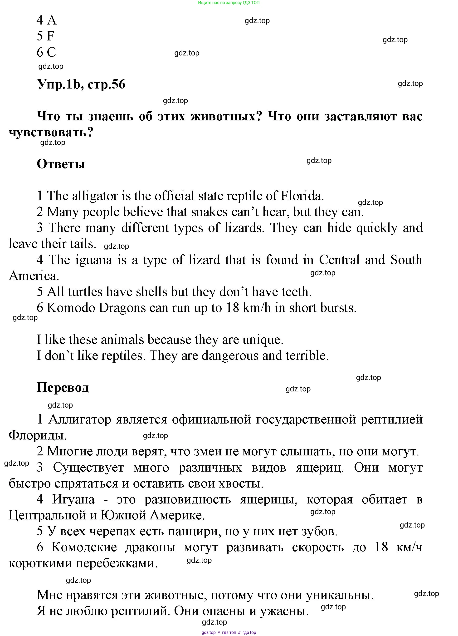 ГДЗ Английский язык (english), 5 класс Учебник (Student's book), авторы: Баранова Ксения Михайловна (Baranova Ksenia), Дули Дженни (Dooley Jenny), Копылова Виктория Викторовна (Kopylova Victoria), Мильруд Радислав Петрович (Millrood Radislav), Эванс Вирджиния (Evans Virginia), издательство Просвещение, Москва, 2023, белого цвета, страница 56, номер 1, Решение (продолжение 2)
