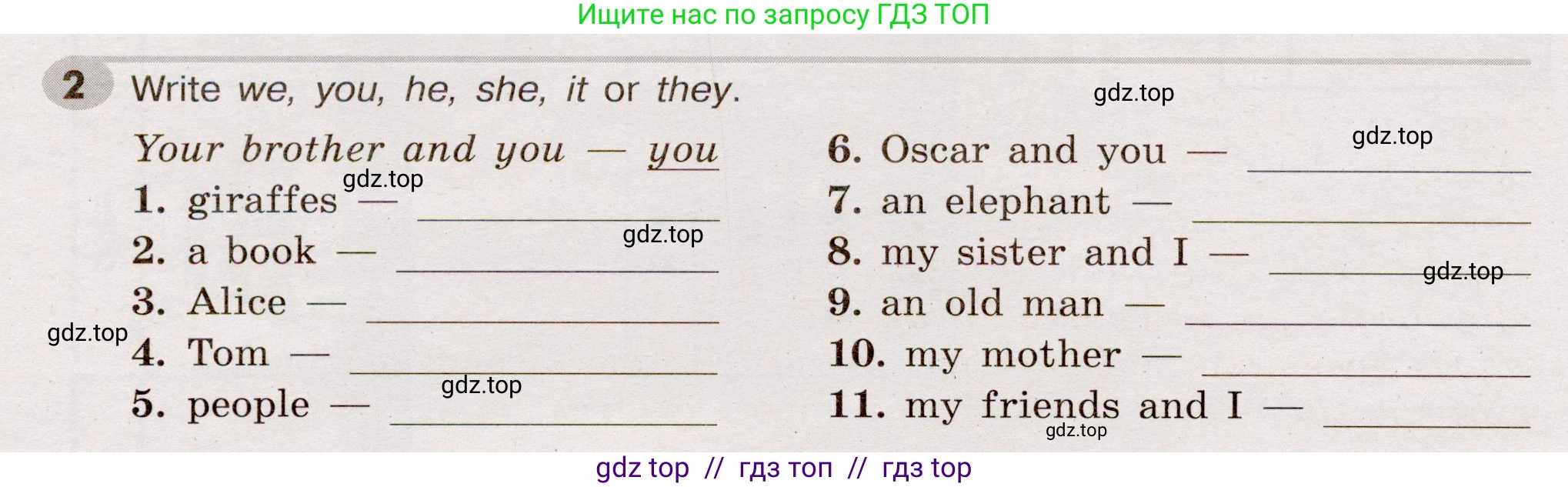 Английский язык (english), 5 класс Грамматический тренажёр, автор: Тимофеева Светлана Леонидовна, издательство Просвещение, Москва, 2023, оранжевого цвета, страница 10, номер 2, Условие 2019-2022