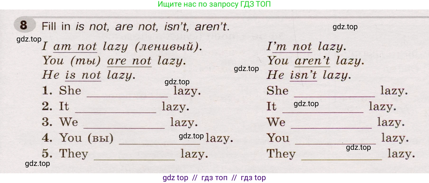 Английский язык (english), 5 класс Грамматический тренажёр, автор: Тимофеева Светлана Леонидовна, издательство Просвещение, Москва, 2023, оранжевого цвета, страница 15, номер 8, Условие 2019-2022