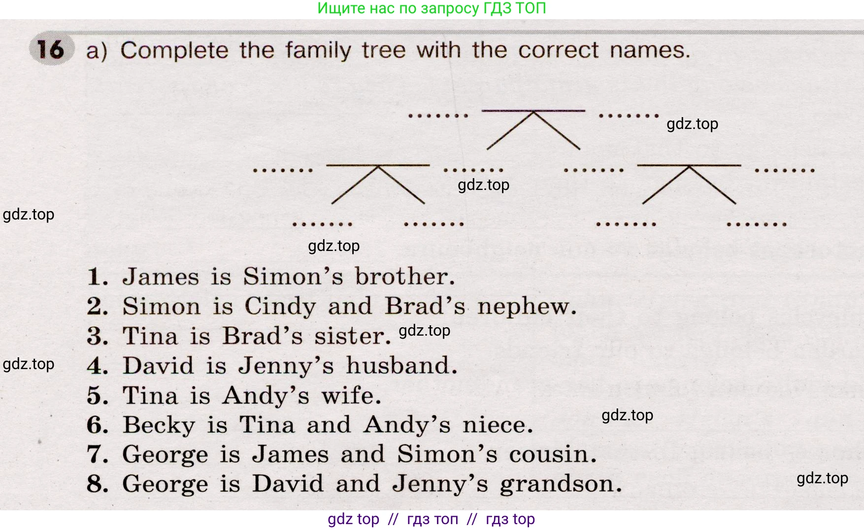 Английский язык (english), 5 класс Грамматический тренажёр, автор: Тимофеева Светлана Леонидовна, издательство Просвещение, Москва, 2023, оранжевого цвета, страница 58, номер 16, Условие 2019-2022