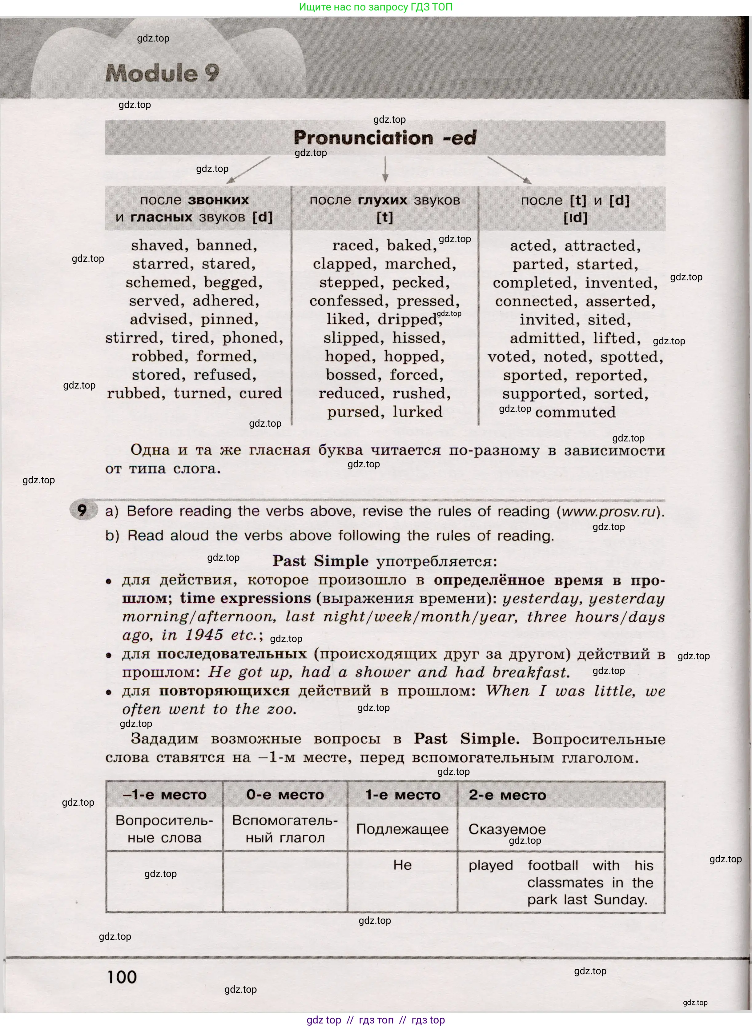 Английский язык (english), 5 класс Грамматический тренажёр, автор: Тимофеева Светлана Леонидовна, издательство Просвещение, Москва, 2023, оранжевого цвета, страница 100