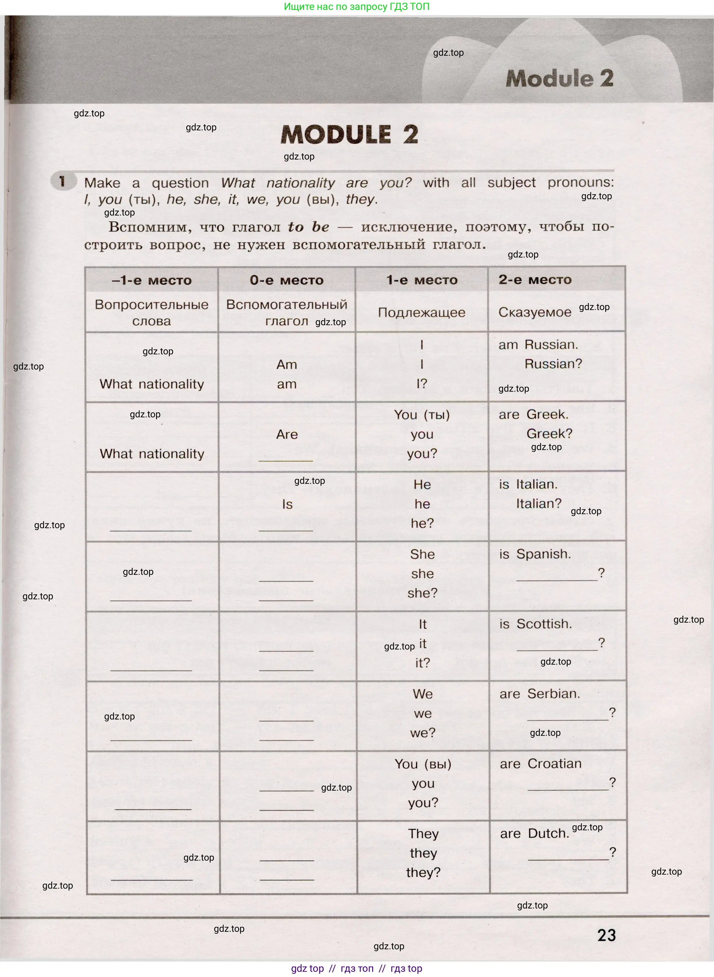 Английский язык (english), 5 класс Грамматический тренажёр, автор: Тимофеева Светлана Леонидовна, издательство Просвещение, Москва, 2023, оранжевого цвета, страница 23