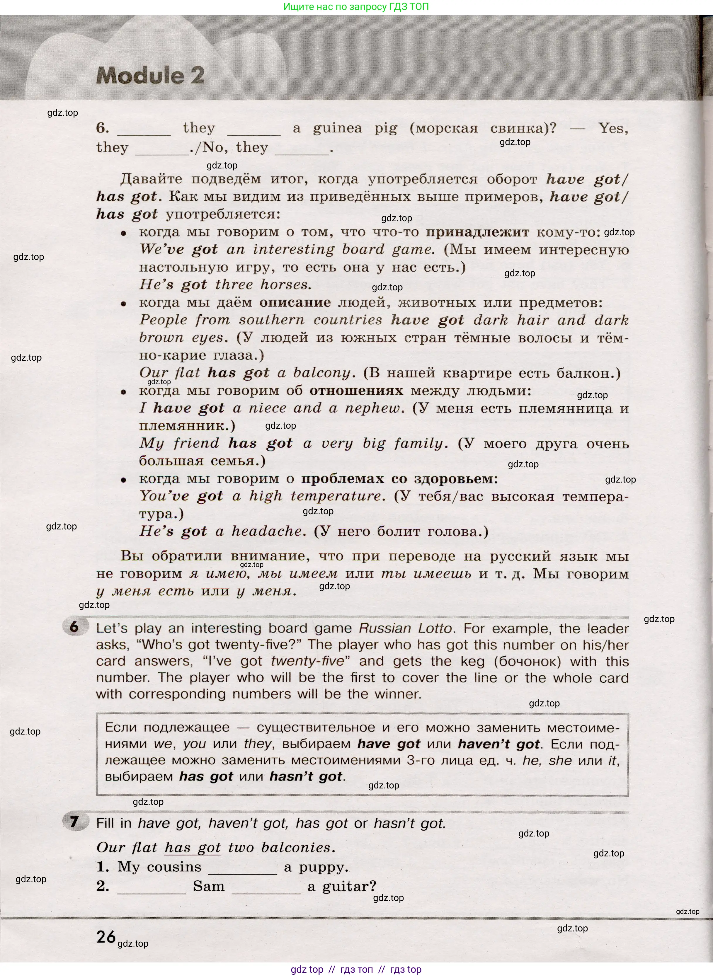 Английский язык (english), 5 класс Грамматический тренажёр, автор: Тимофеева Светлана Леонидовна, издательство Просвещение, Москва, 2023, оранжевого цвета, страница 26