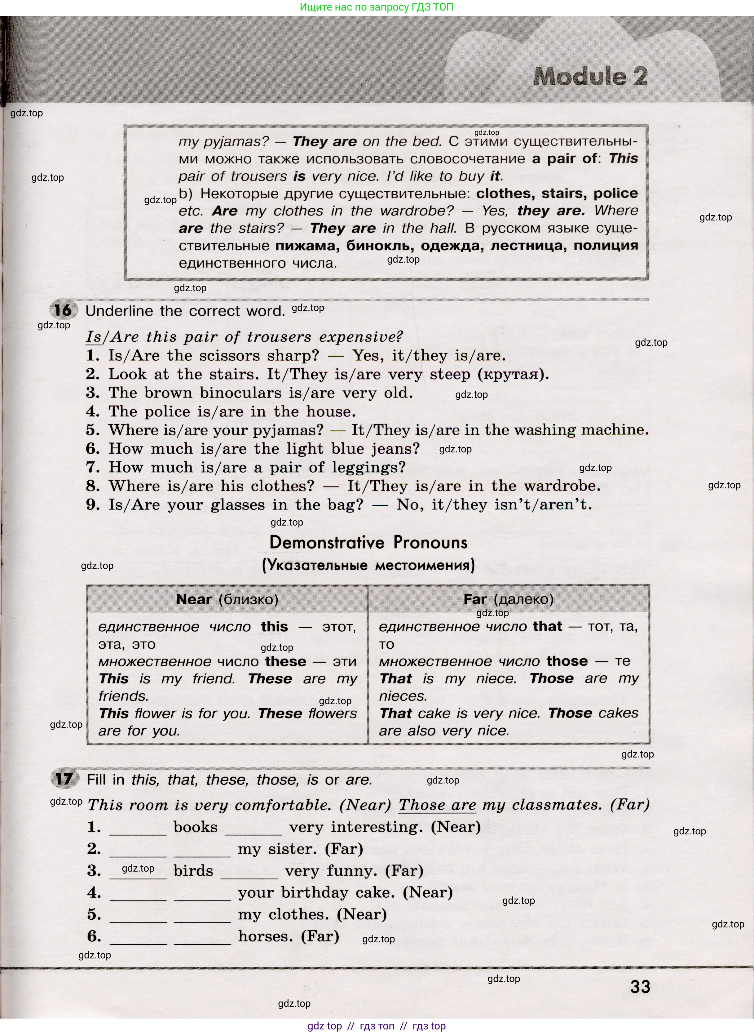 Английский язык (english), 5 класс Грамматический тренажёр, автор: Тимофеева Светлана Леонидовна, издательство Просвещение, Москва, 2023, оранжевого цвета, страница 33