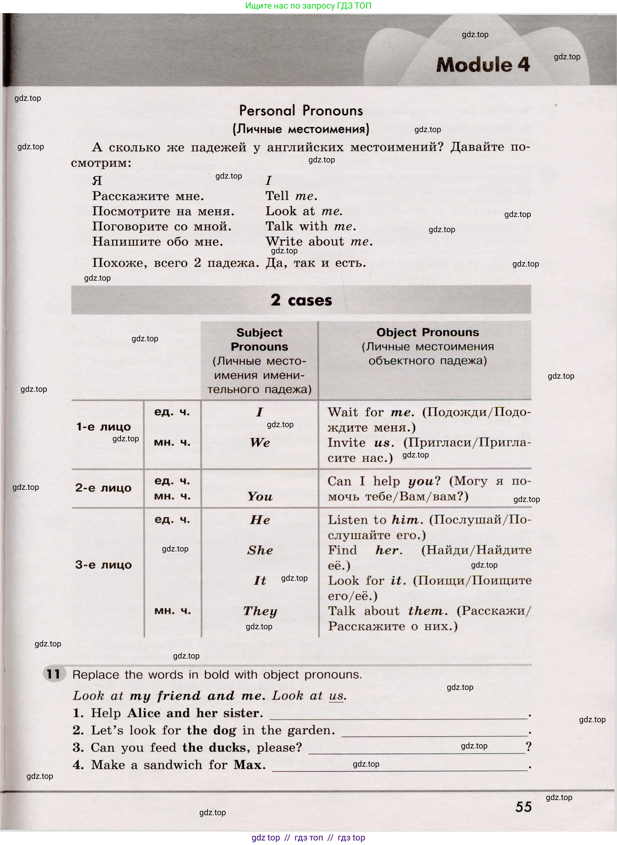 Английский язык (english), 5 класс Грамматический тренажёр, автор: Тимофеева Светлана Леонидовна, издательство Просвещение, Москва, 2023, оранжевого цвета, страница 55