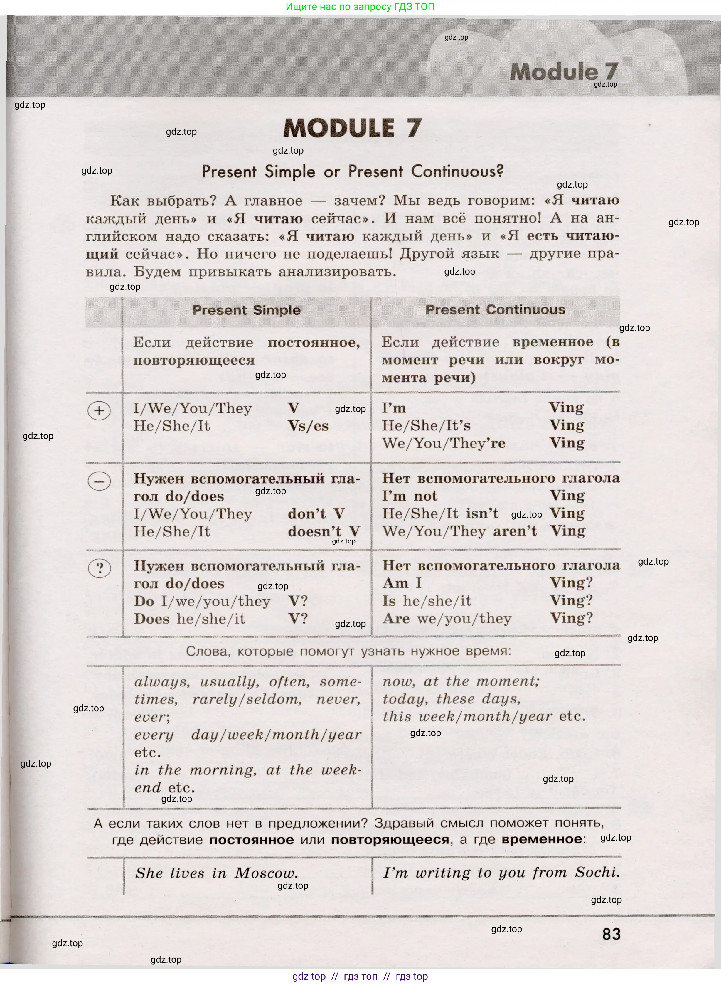Английский язык (english), 5 класс Грамматический тренажёр, автор: Тимофеева Светлана Леонидовна, издательство Просвещение, Москва, 2023, оранжевого цвета, страница 83