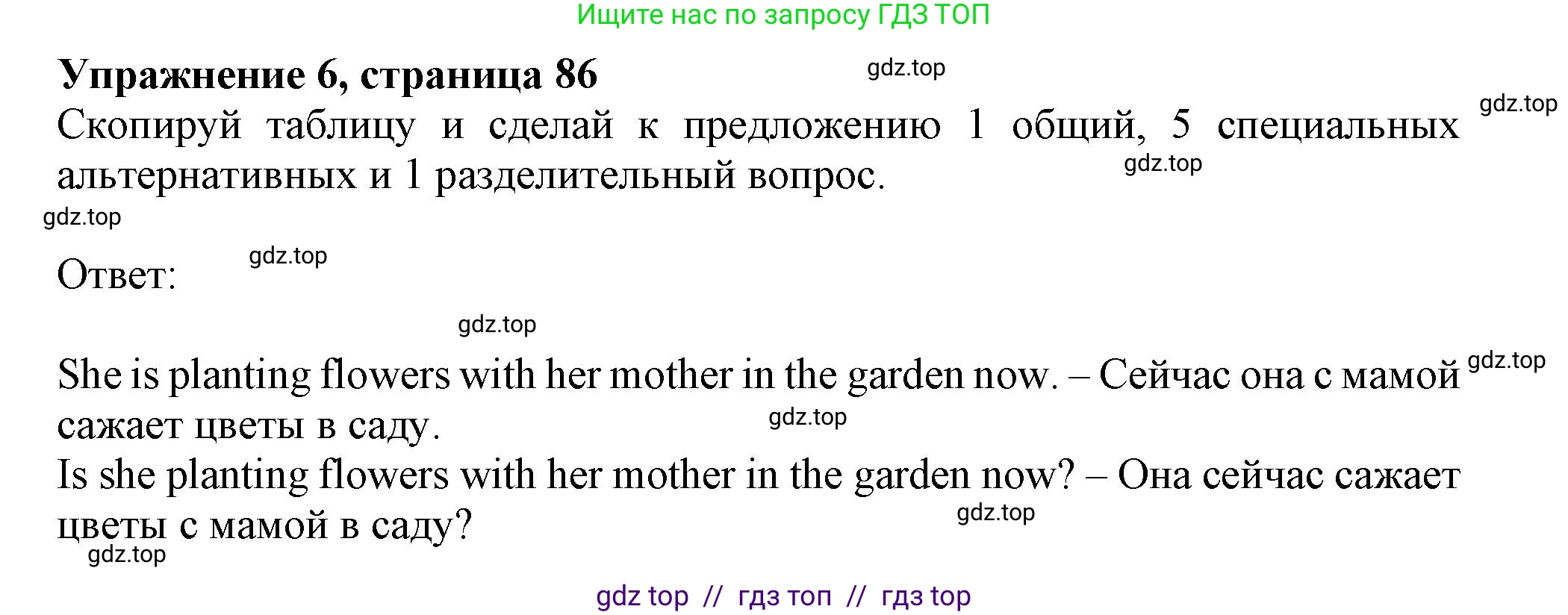 Английский язык (english), 5 класс Грамматический тренажёр, автор: Тимофеева Светлана Леонидовна, издательство Просвещение, Москва, 2023, оранжевого цвета, страница 91, номер 6, Решение 1 (2019-2022)
