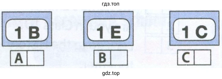 Рисунок. Which room is the English lesson in?