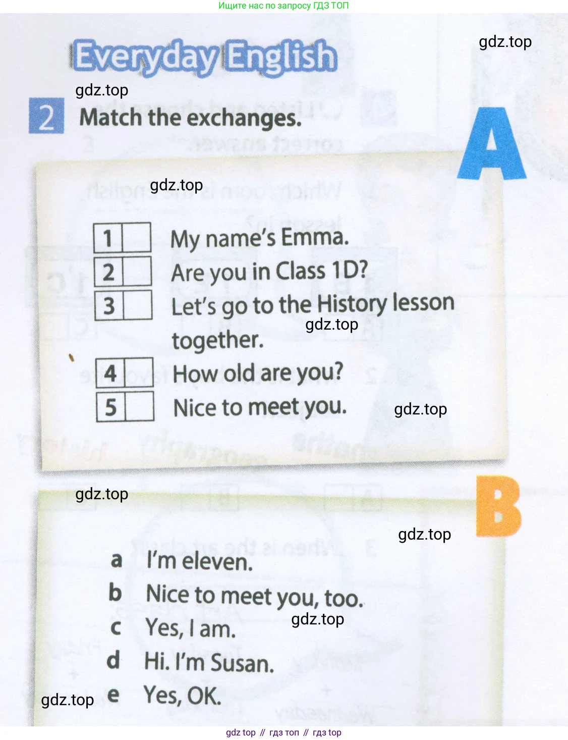 Английский язык (english), 5 класс Рабочая тетрадь (workbook), авторы: Ваулина Юлия Евгеньевна (Vaulina Julia), Дули Дженни (Dooley Jenny), Подоляко Ольга Евгеньевна (Podolyako Olga), Эванс Вирджиния (Evans Virginia), издательство Просвещение, Москва, 2023, жёлтого цвета, страница 10, номер 2, Условие 2023-2027