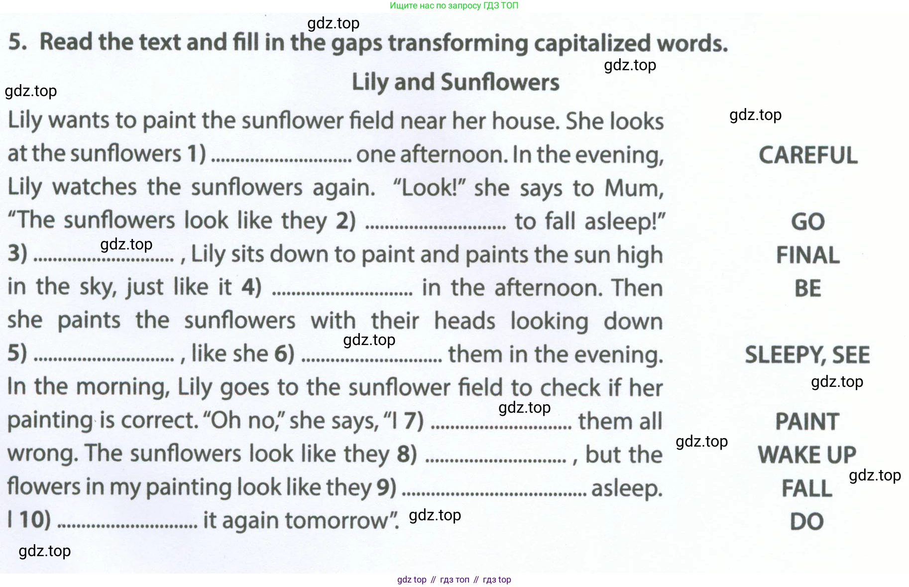 Английский язык (english), 5 класс Рабочая тетрадь (workbook), авторы: Ваулина Юлия Евгеньевна (Vaulina Julia), Дули Дженни (Dooley Jenny), Подоляко Ольга Евгеньевна (Podolyako Olga), Эванс Вирджиния (Evans Virginia), издательство Просвещение, Москва, 2023, жёлтого цвета, страница 85, номер 5, Условие 2023-2027