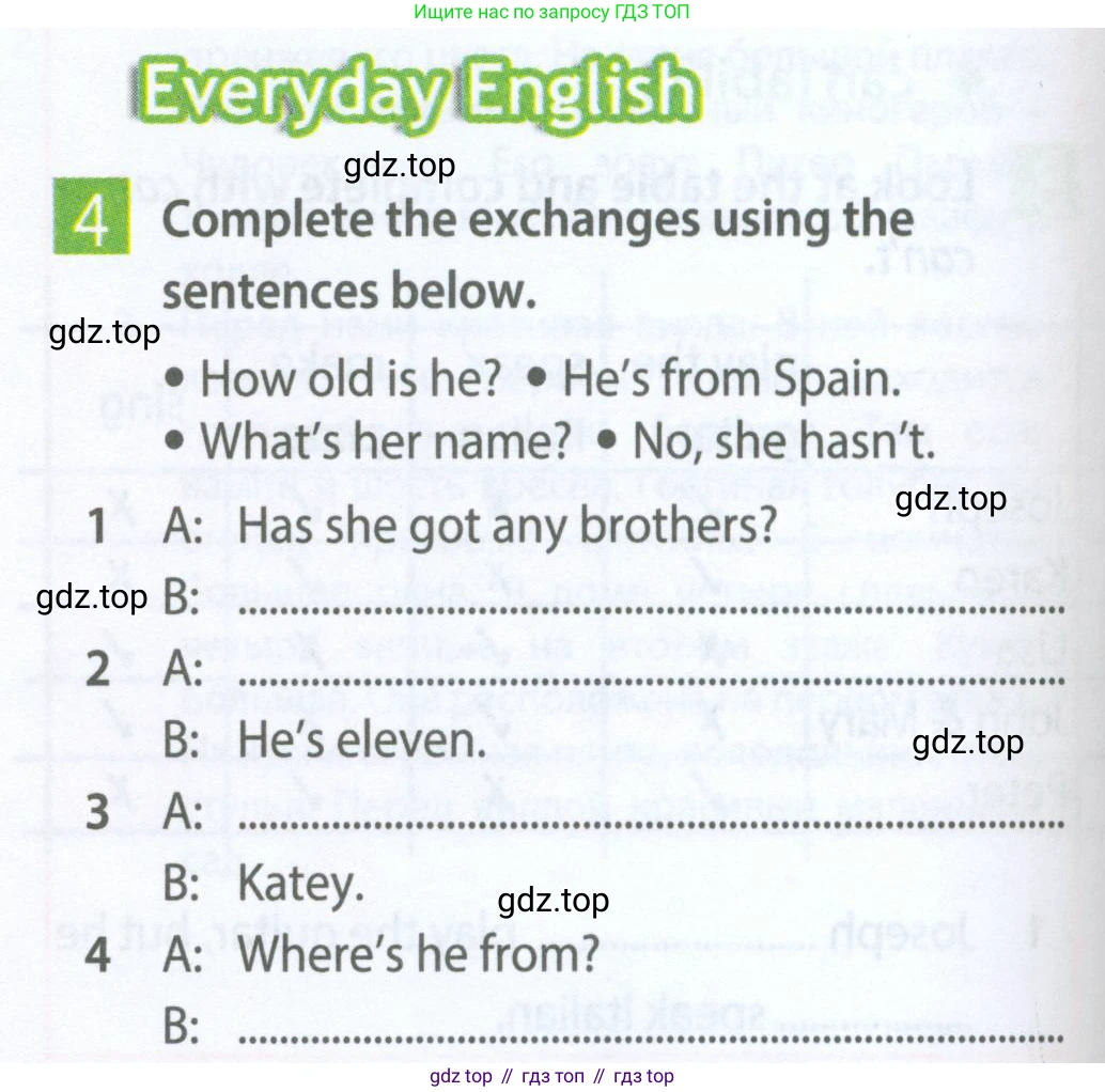 Английский язык (english), 5 класс Рабочая тетрадь (workbook), авторы: Ваулина Юлия Евгеньевна (Vaulina Julia), Дули Дженни (Dooley Jenny), Подоляко Ольга Евгеньевна (Podolyako Olga), Эванс Вирджиния (Evans Virginia), издательство Просвещение, Москва, 2023, жёлтого цвета, страница 28, номер 4, Условие 2023-2027