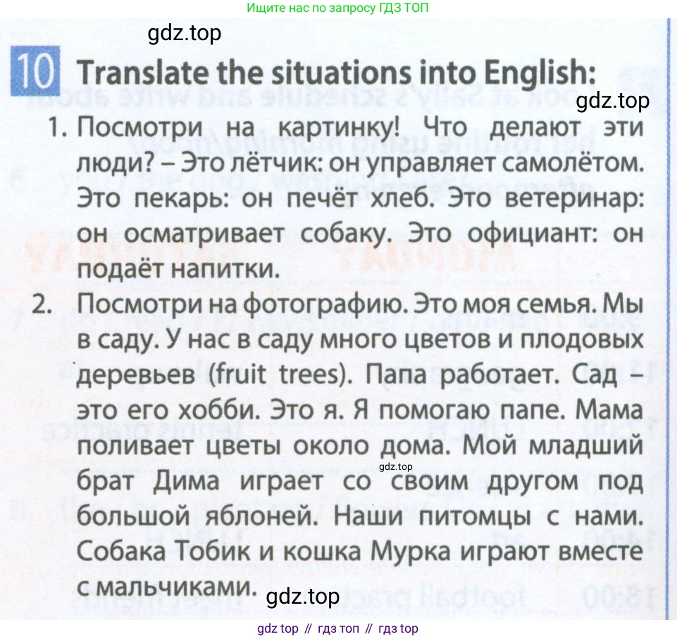 Английский язык (english), 5 класс Рабочая тетрадь (workbook), авторы: Ваулина Юлия Евгеньевна (Vaulina Julia), Дули Дженни (Dooley Jenny), Подоляко Ольга Евгеньевна (Podolyako Olga), Эванс Вирджиния (Evans Virginia), издательство Просвещение, Москва, 2023, жёлтого цвета, страница 44, номер 10, Условие 2023-2027