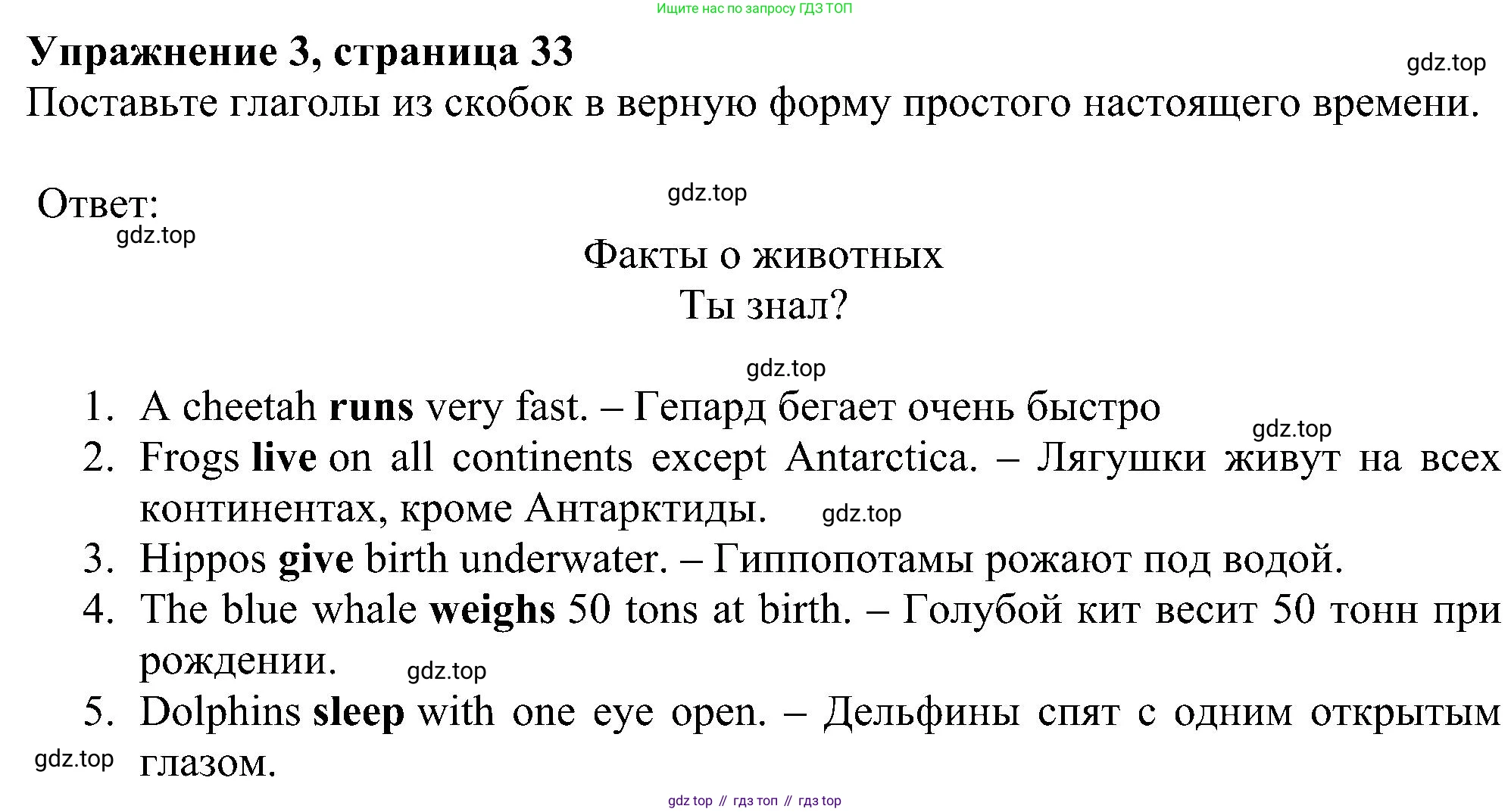 ГДЗ Английский язык (english), 5 класс Рабочая тетрадь (workbook), авторы: Ваулина Юлия Евгеньевна (Vaulina Julia), Дули Дженни (Dooley Jenny), Подоляко Ольга Евгеньевна (Podolyako Olga), Эванс Вирджиния (Evans Virginia), издательство Просвещение, Москва, 2023, жёлтого цвета, страница 33, номер 3, Решение 1 (2023-2027)