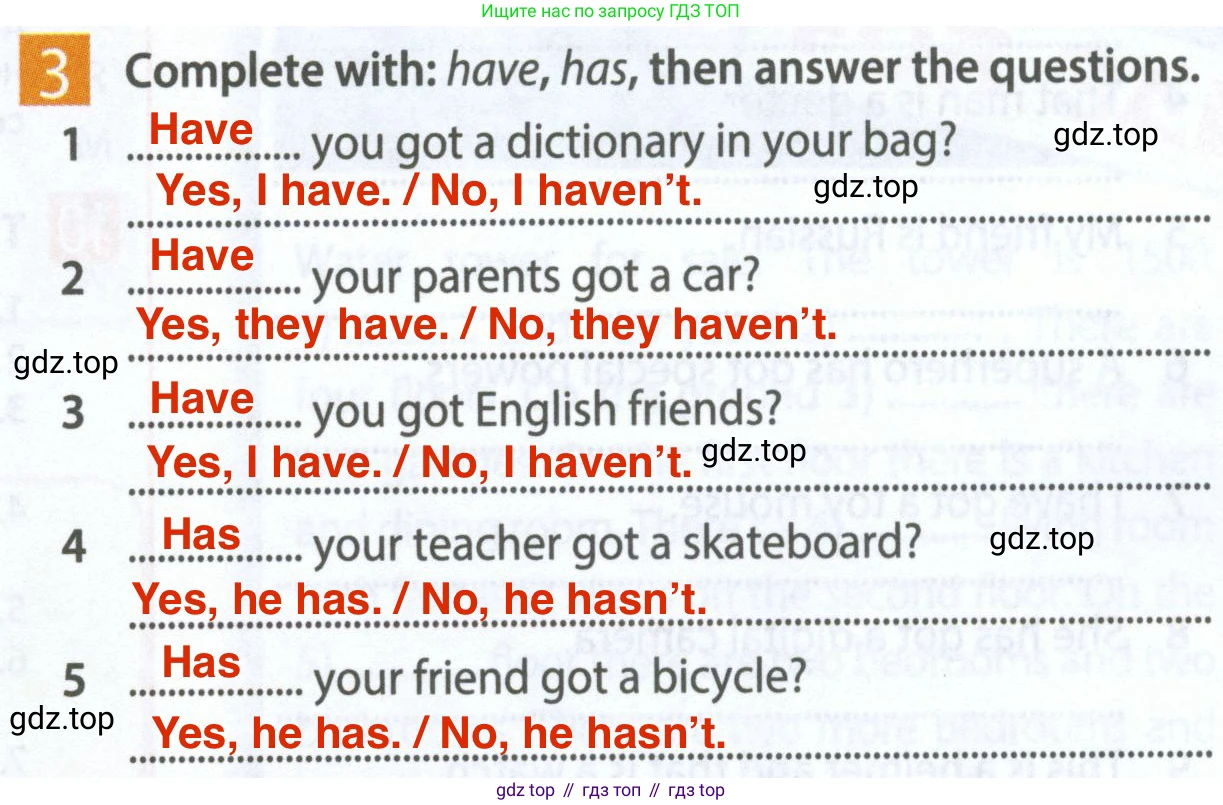 Английский язык (english), 5 класс Рабочая тетрадь (workbook), авторы: Ваулина Юлия Евгеньевна (Vaulina Julia), Дули Дженни (Dooley Jenny), Подоляко Ольга Евгеньевна (Podolyako Olga), Эванс Вирджиния (Evans Virginia), издательство Просвещение, Москва, 2023, жёлтого цвета, страница 19, номер 3, Решение 2 (2023-2027)