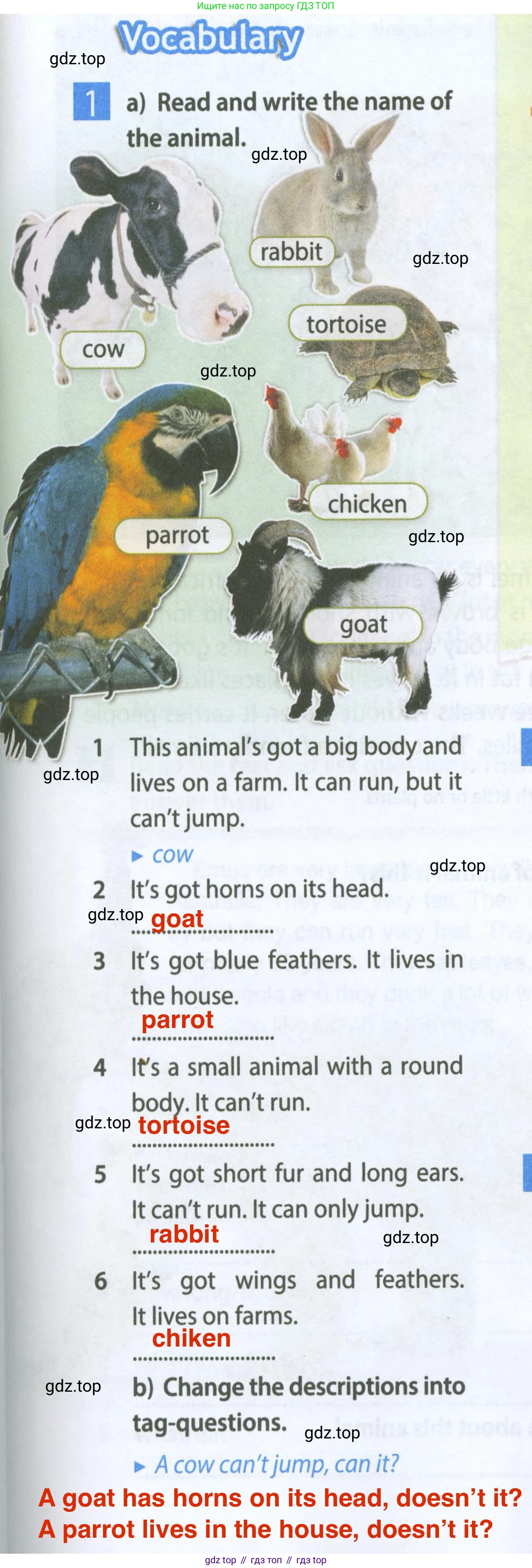 ГДЗ Английский язык (english), 5 класс Рабочая тетрадь (workbook), авторы: Ваулина Юлия Евгеньевна (Vaulina Julia), Дули Дженни (Dooley Jenny), Подоляко Ольга Евгеньевна (Podolyako Olga), Эванс Вирджиния (Evans Virginia), издательство Просвещение, Москва, 2023, жёлтого цвета, страница 35, номер 1, Решение 2 (2023-2027)