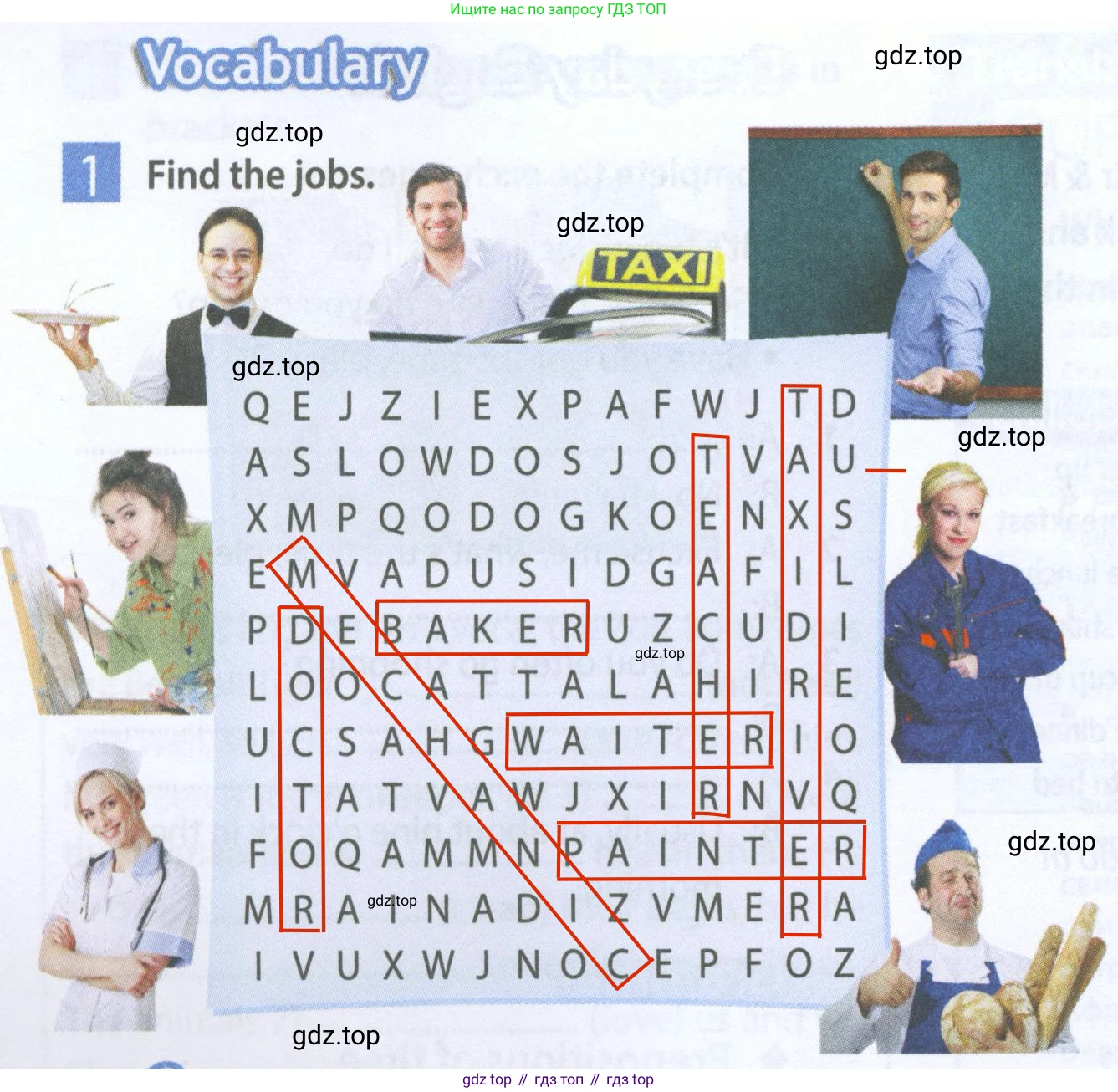 Английский язык (english), 5 класс Рабочая тетрадь (workbook), авторы: Ваулина Юлия Евгеньевна (Vaulina Julia), Дули Дженни (Dooley Jenny), Подоляко Ольга Евгеньевна (Podolyako Olga), Эванс Вирджиния (Evans Virginia), издательство Просвещение, Москва, 2023, жёлтого цвета, страница 40, номер 1, Решение 2 (2023-2027)