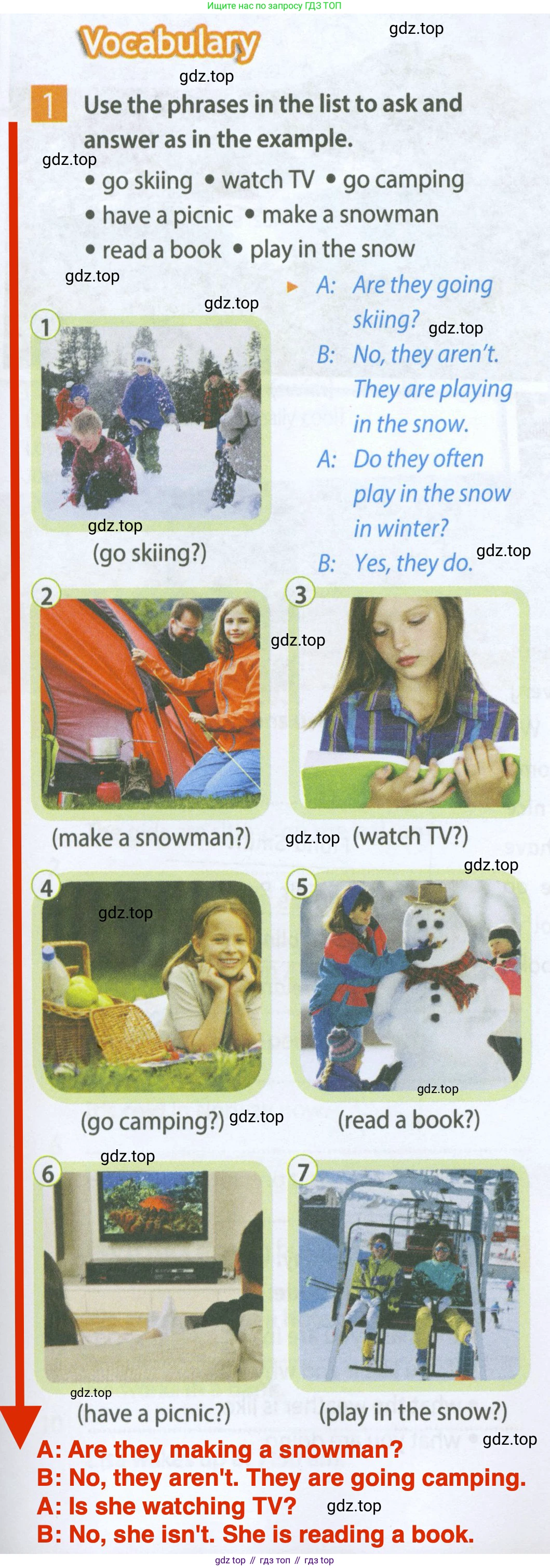 Английский язык (english), 5 класс Рабочая тетрадь (workbook), авторы: Ваулина Юлия Евгеньевна (Vaulina Julia), Дули Дженни (Dooley Jenny), Подоляко Ольга Евгеньевна (Podolyako Olga), Эванс Вирджиния (Evans Virginia), издательство Просвещение, Москва, 2023, жёлтого цвета, страница 47, номер 1, Решение 2 (2023-2027)