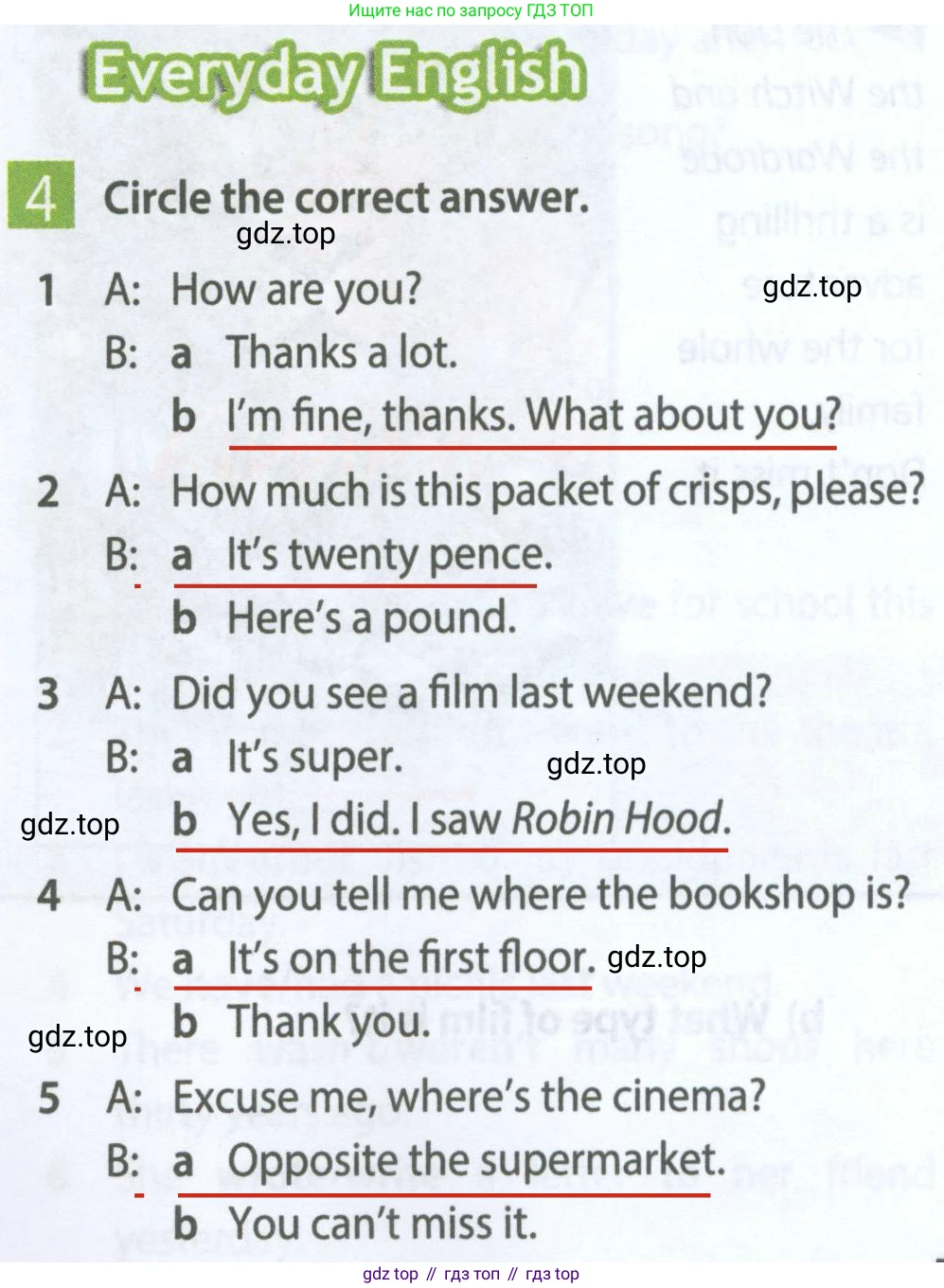 Английский язык (english), 5 класс Рабочая тетрадь (workbook), авторы: Ваулина Юлия Евгеньевна (Vaulina Julia), Дули Дженни (Dooley Jenny), Подоляко Ольга Евгеньевна (Podolyako Olga), Эванс Вирджиния (Evans Virginia), издательство Просвещение, Москва, 2023, жёлтого цвета, страница 59, номер 4, Решение 2 (2023-2027)