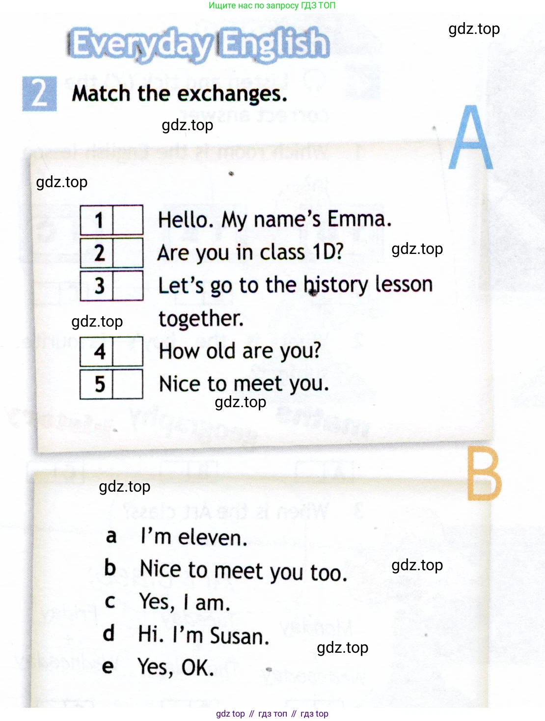 Английский язык (english), 5 класс Рабочая тетрадь (workbook), авторы: Ваулина Юлия Евгеньевна (Vaulina Julia), Дули Дженни (Dooley Jenny), Подоляко Ольга Евгеньевна (Podolyako Olga), Эванс Вирджиния (Evans Virginia), издательство Просвещение, Москва, 2023, жёлтого цвета, страница 10, номер 2, Условие 2019-2022
