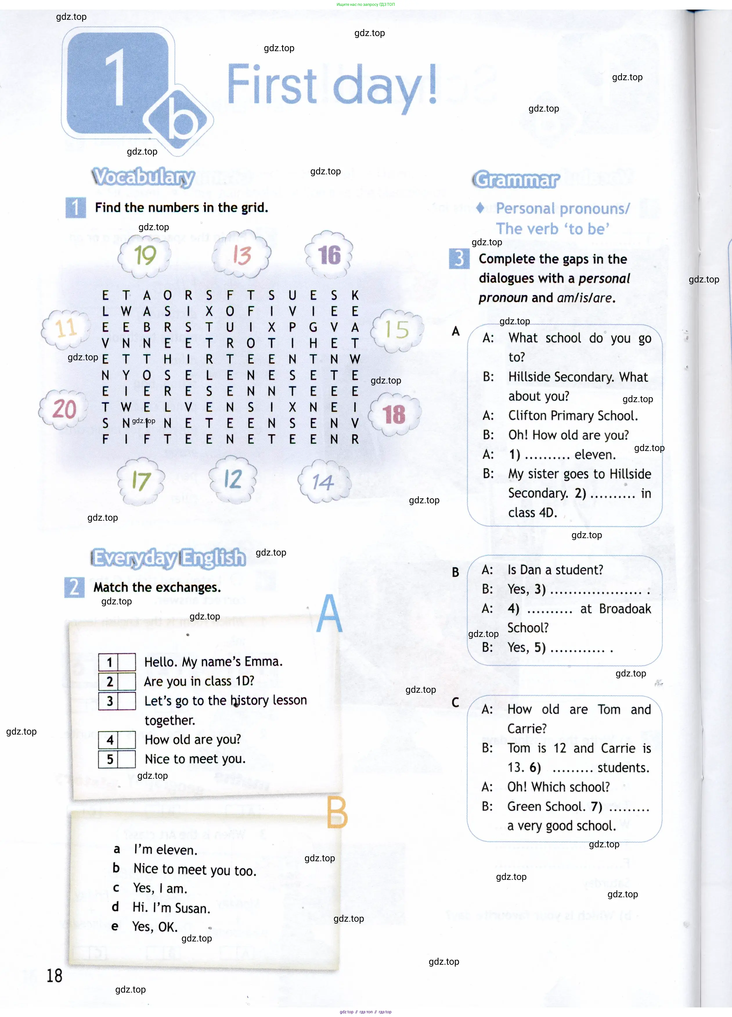 Английский язык (english), 5 класс Рабочая тетрадь (workbook), авторы: Ваулина Юлия Евгеньевна (Vaulina Julia), Дули Дженни (Dooley Jenny), Подоляко Ольга Евгеньевна (Podolyako Olga), Эванс Вирджиния (Evans Virginia), издательство Просвещение, Москва, 2023, жёлтого цвета, страница 18