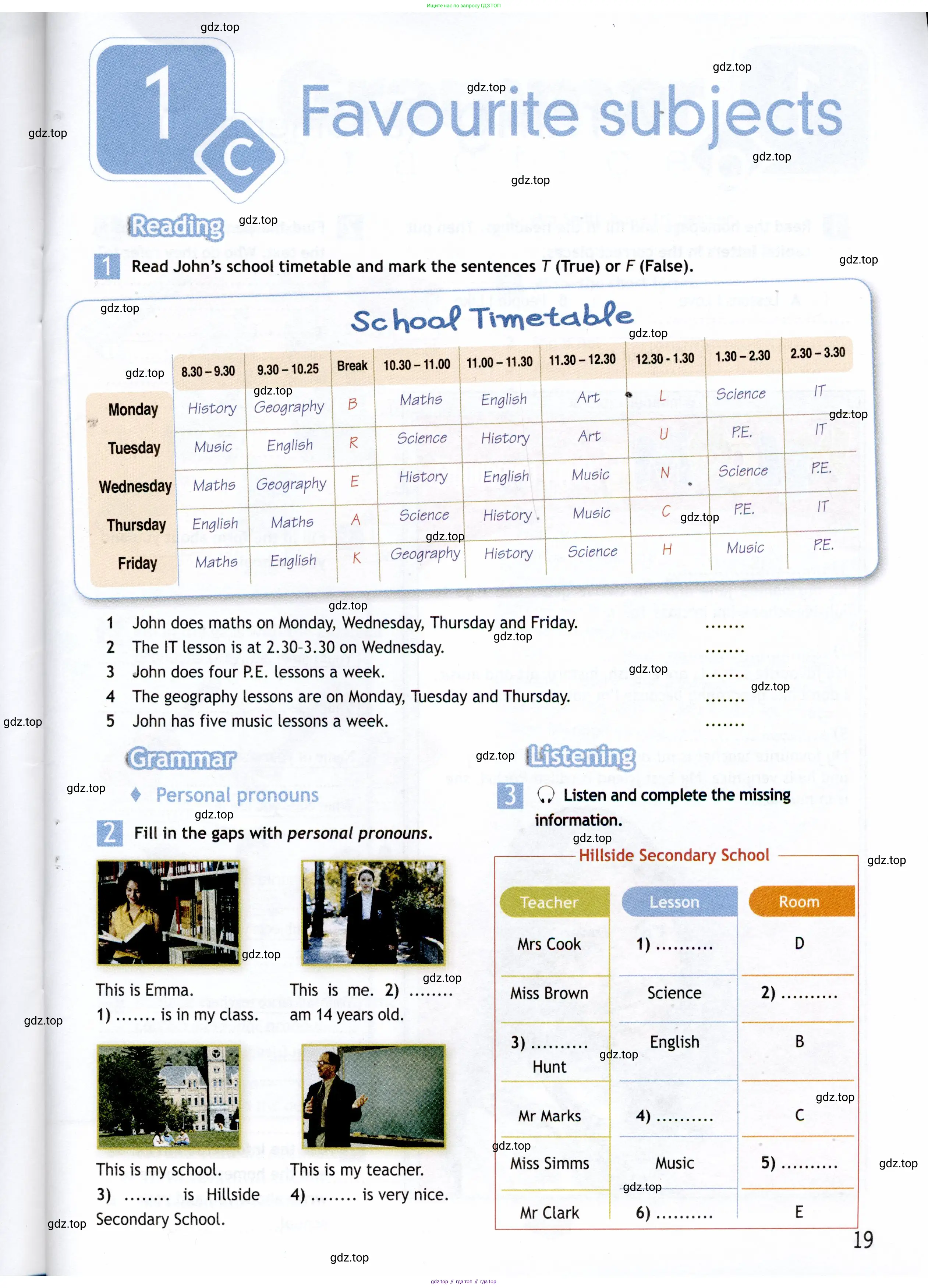 Английский язык (english), 5 класс Рабочая тетрадь (workbook), авторы: Ваулина Юлия Евгеньевна (Vaulina Julia), Дули Дженни (Dooley Jenny), Подоляко Ольга Евгеньевна (Podolyako Olga), Эванс Вирджиния (Evans Virginia), издательство Просвещение, Москва, 2023, жёлтого цвета, страница 19