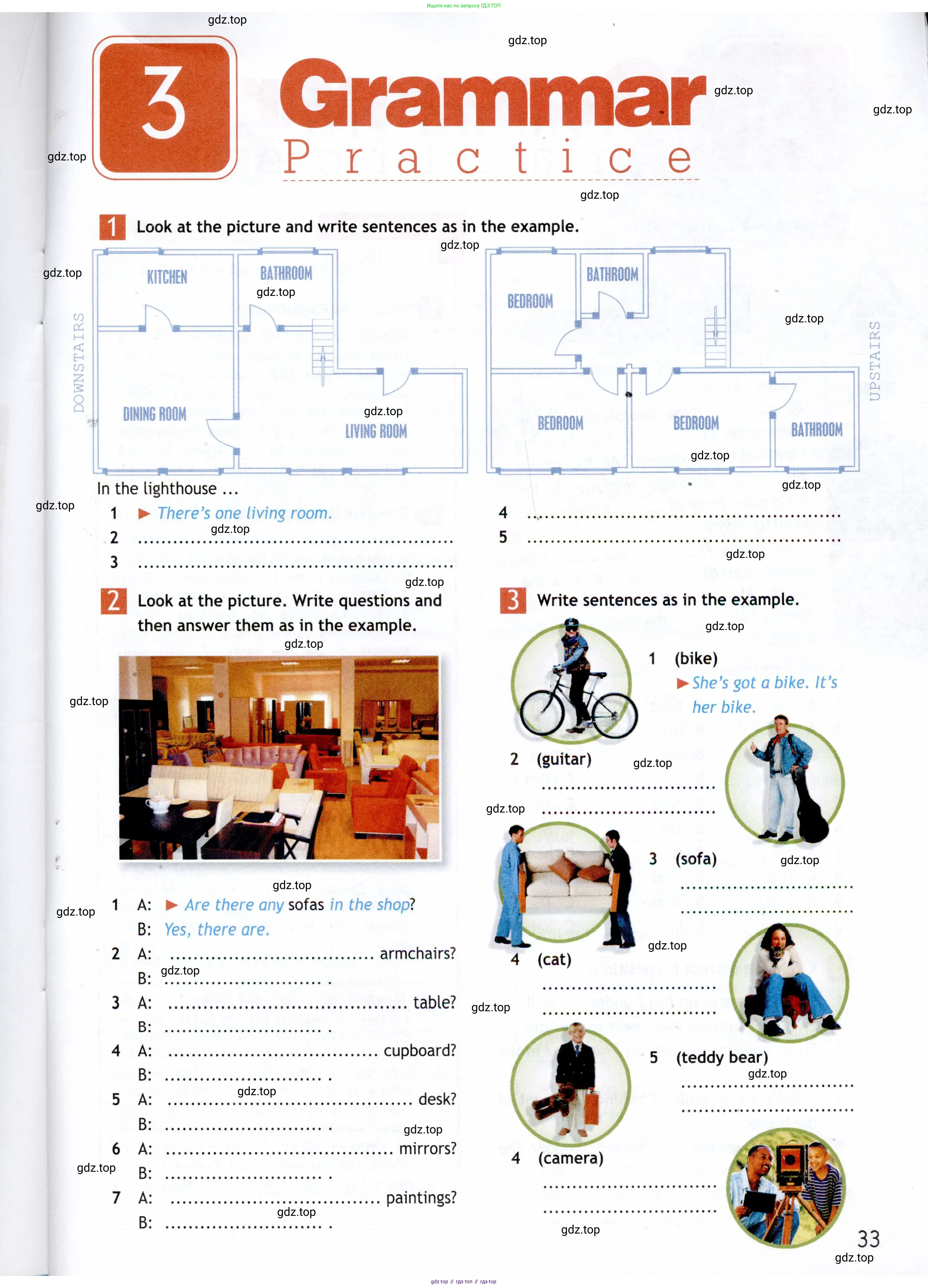 Английский язык (english), 5 класс Рабочая тетрадь (workbook), авторы: Ваулина Юлия Евгеньевна (Vaulina Julia), Дули Дженни (Dooley Jenny), Подоляко Ольга Евгеньевна (Podolyako Olga), Эванс Вирджиния (Evans Virginia), издательство Просвещение, Москва, 2023, жёлтого цвета, страница 33