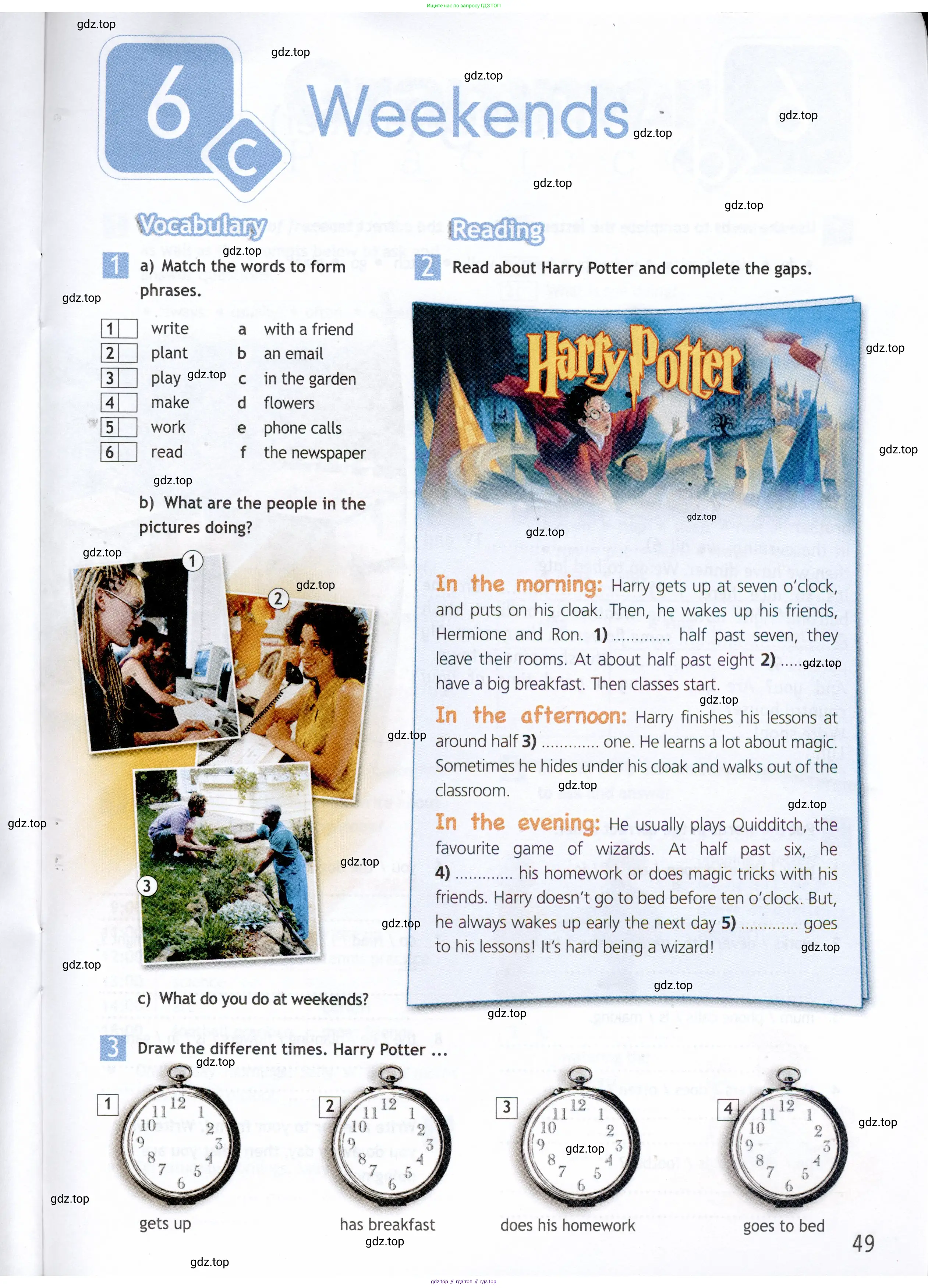 Английский язык (english), 5 класс Рабочая тетрадь (workbook), авторы: Ваулина Юлия Евгеньевна (Vaulina Julia), Дули Дженни (Dooley Jenny), Подоляко Ольга Евгеньевна (Podolyako Olga), Эванс Вирджиния (Evans Virginia), издательство Просвещение, Москва, 2023, жёлтого цвета, страница 49