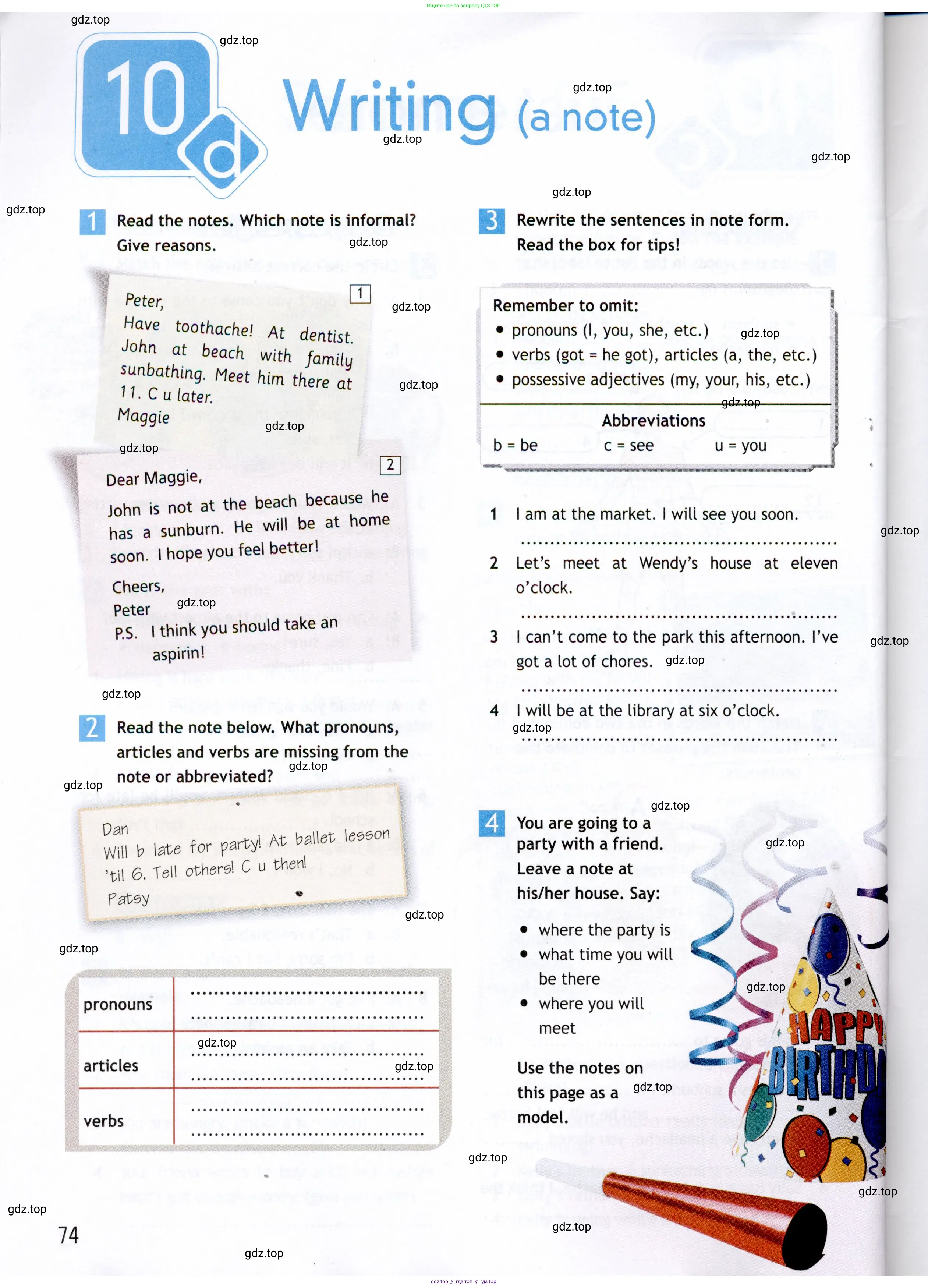 Английский язык (english), 5 класс Рабочая тетрадь (workbook), авторы: Ваулина Юлия Евгеньевна (Vaulina Julia), Дули Дженни (Dooley Jenny), Подоляко Ольга Евгеньевна (Podolyako Olga), Эванс Вирджиния (Evans Virginia), издательство Просвещение, Москва, 2023, жёлтого цвета, страница 74