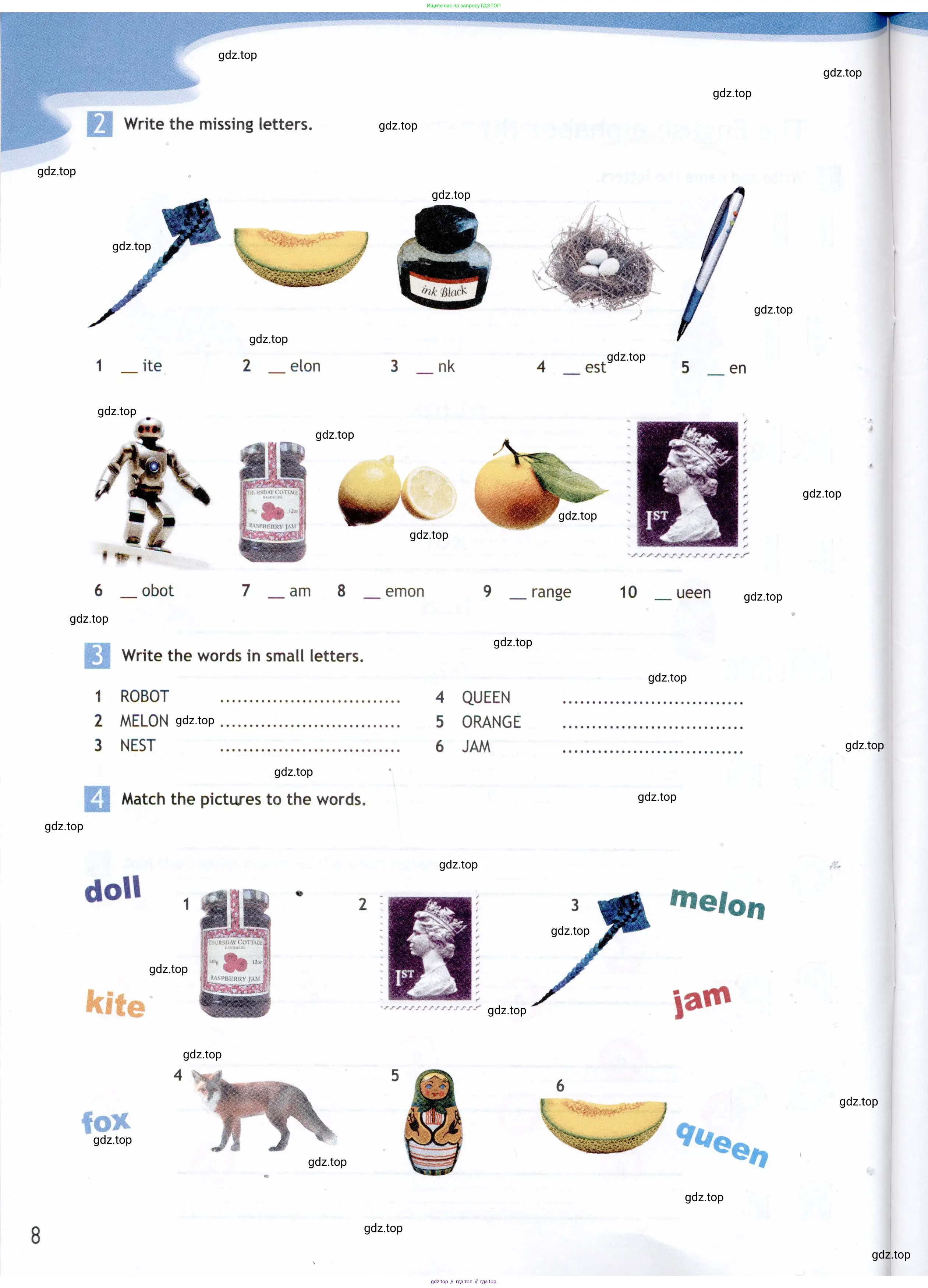 Английский язык (english), 5 класс Рабочая тетрадь (workbook), авторы: Ваулина Юлия Евгеньевна (Vaulina Julia), Дули Дженни (Dooley Jenny), Подоляко Ольга Евгеньевна (Podolyako Olga), Эванс Вирджиния (Evans Virginia), издательство Просвещение, Москва, 2023, жёлтого цвета, страница 8