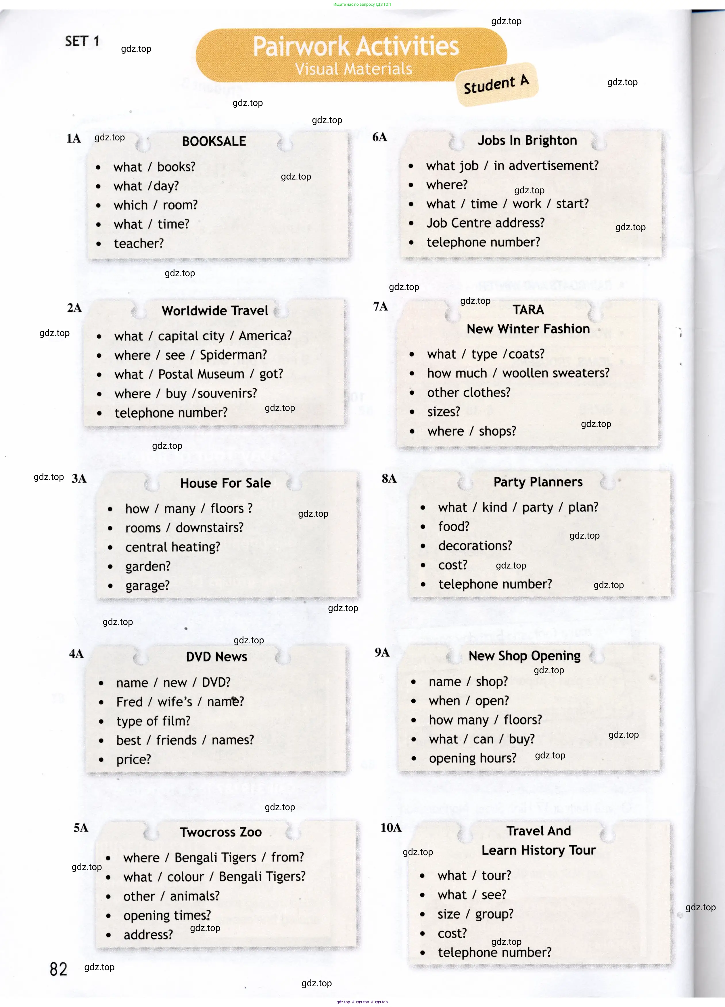 Английский язык (english), 5 класс Рабочая тетрадь (workbook), авторы: Ваулина Юлия Евгеньевна (Vaulina Julia), Дули Дженни (Dooley Jenny), Подоляко Ольга Евгеньевна (Podolyako Olga), Эванс Вирджиния (Evans Virginia), издательство Просвещение, Москва, 2023, жёлтого цвета, страница 82