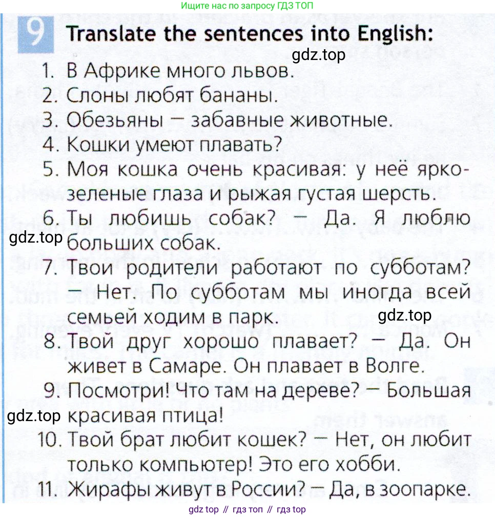 ГДЗ Английский язык (english), 5 класс Рабочая тетрадь (workbook), авторы: Ваулина Юлия Евгеньевна (Vaulina Julia), Дули Дженни (Dooley Jenny), Подоляко Ольга Евгеньевна (Podolyako Olga), Эванс Вирджиния (Evans Virginia), издательство Просвещение, Москва, 2023, жёлтого цвета, страница 38, номер 9, Условие 2019-2022