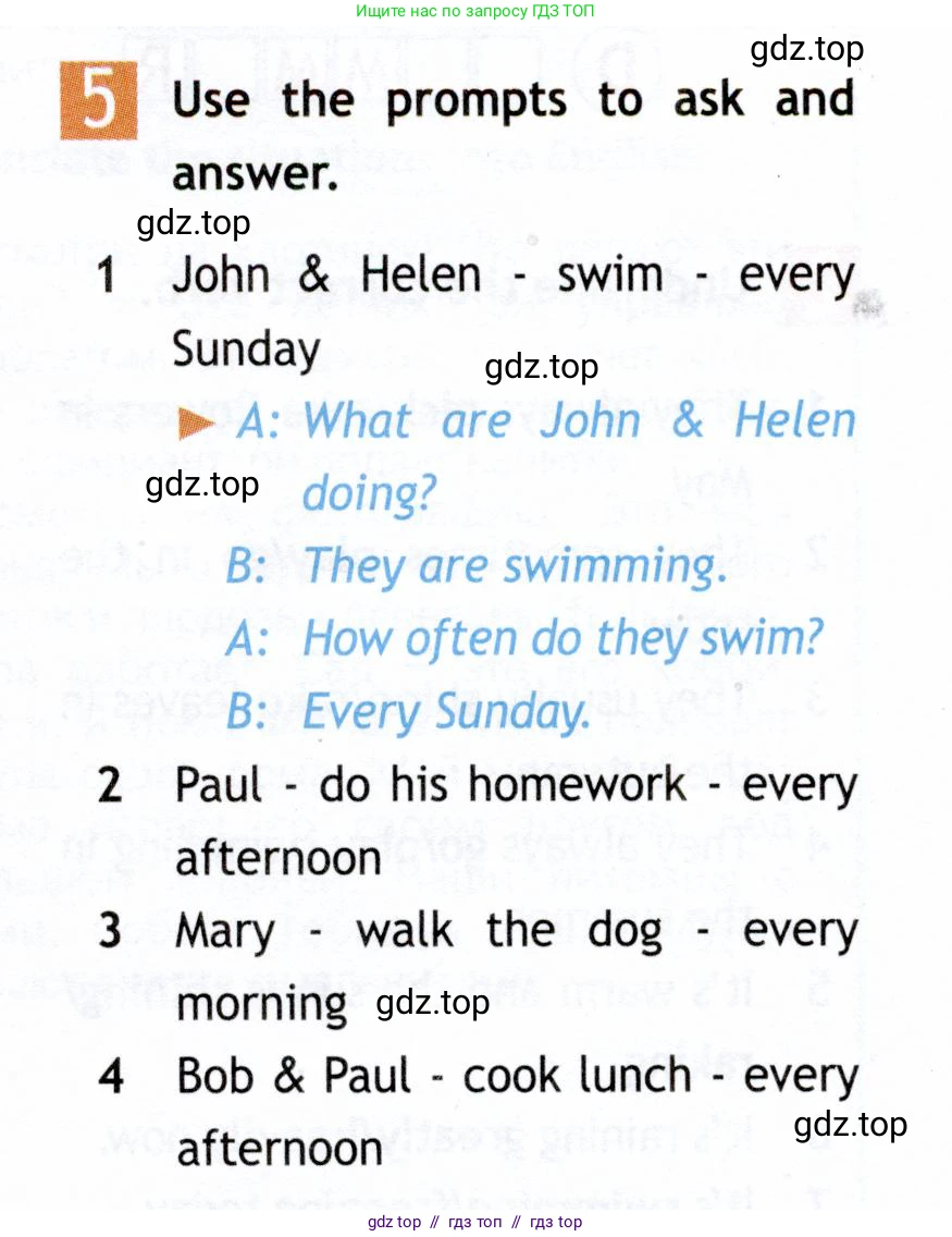 Английский язык (english), 5 класс Рабочая тетрадь (workbook), авторы: Ваулина Юлия Евгеньевна (Vaulina Julia), Дули Дженни (Dooley Jenny), Подоляко Ольга Евгеньевна (Podolyako Olga), Эванс Вирджиния (Evans Virginia), издательство Просвещение, Москва, 2023, жёлтого цвета, страница 46, номер 5, Условие 2019-2022