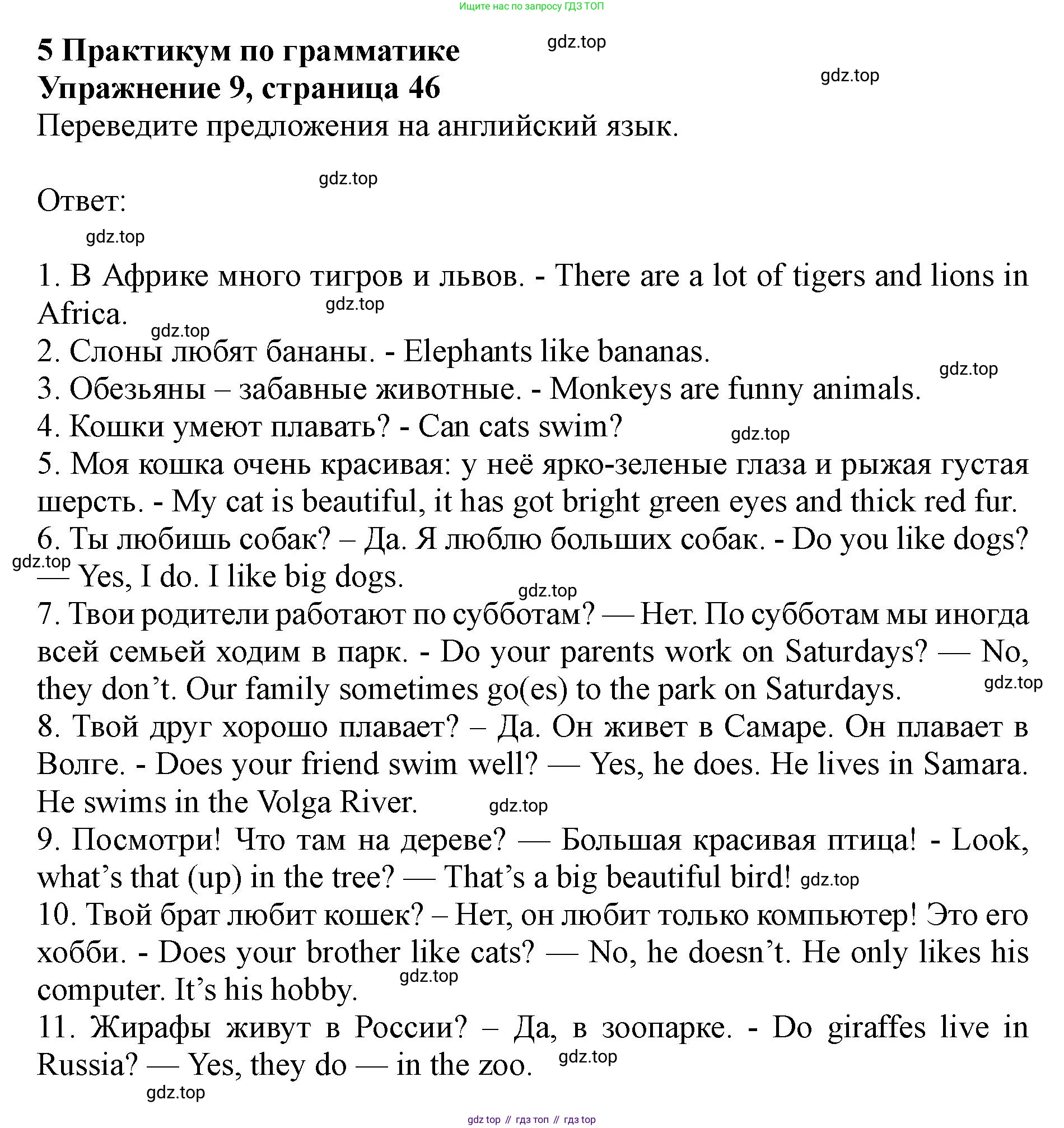 ГДЗ Английский язык (english), 5 класс Рабочая тетрадь (workbook), авторы: Ваулина Юлия Евгеньевна (Vaulina Julia), Дули Дженни (Dooley Jenny), Подоляко Ольга Евгеньевна (Podolyako Olga), Эванс Вирджиния (Evans Virginia), издательство Просвещение, Москва, 2023, жёлтого цвета, страница 38, номер 9, Решение 1 (2019-2022)