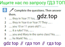ГДЗ Английский язык (english), 5 класс Учебник (Student's book), авторы: Ваулина Юлия Евгеньевна (Vaulina Julia), Дули Дженни (Dooley Jenny), Подоляко Ольга Евгеньевна (Podolyako Olga), Эванс Вирджиния (Evans Virginia), издательство Просвещение, Москва, 2023, жёлтого цвета, страница 29, номер 8, Условие 2023-2027