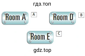 Room A Room D Room E