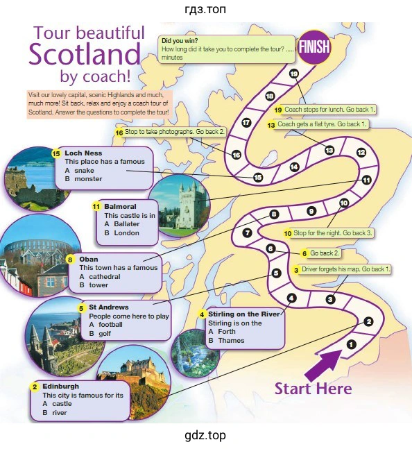 Рисунок. Tour beautiful Scotlandby coach!