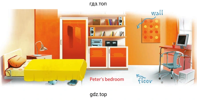 wall Peter's bedroom fIoor