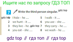 ГДЗ Английский язык (english), 5 класс Учебник (Student's book), авторы: Ваулина Юлия Евгеньевна (Vaulina Julia), Дули Дженни (Dooley Jenny), Подоляко Ольга Евгеньевна (Podolyako Olga), Эванс Вирджиния (Evans Virginia), издательство Просвещение, Москва, 2023, жёлтого цвета, страница 67, номер 7, Условие 2023-2027