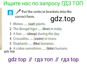 ГДЗ Английский язык (english), 5 класс Учебник (Student's book), авторы: Ваулина Юлия Евгеньевна (Vaulina Julia), Дули Дженни (Dooley Jenny), Подоляко Ольга Евгеньевна (Podolyako Olga), Эванс Вирджиния (Evans Virginia), издательство Просвещение, Москва, 2023, жёлтого цвета, страница 67, номер 8, Условие 2023-2027