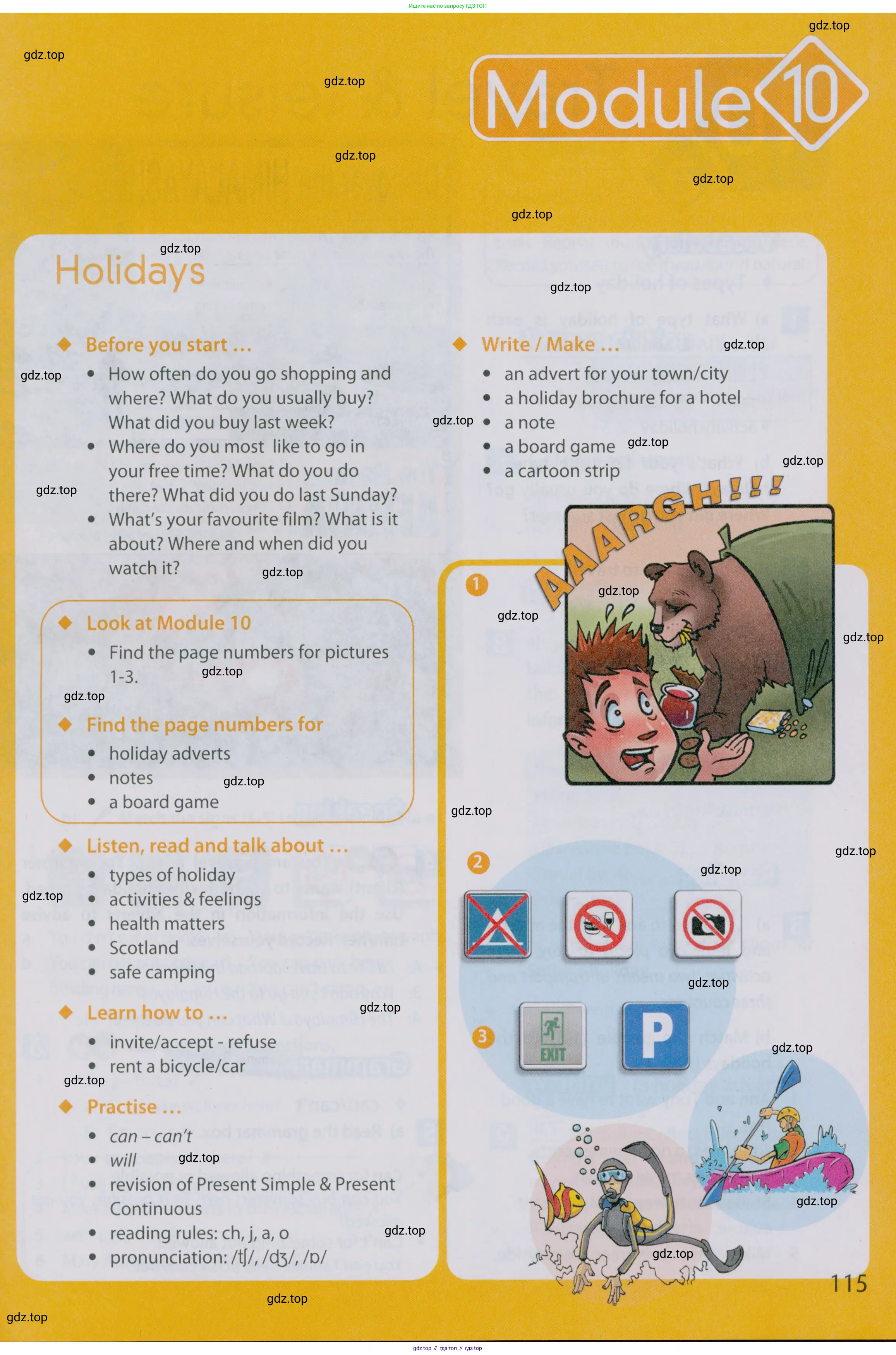 Английский язык (english), 5 класс Учебник (Student's book), авторы: Ваулина Юлия Евгеньевна (Vaulina Julia), Дули Дженни (Dooley Jenny), Подоляко Ольга Евгеньевна (Podolyako Olga), Эванс Вирджиния (Evans Virginia), издательство Просвещение, Москва, 2023, жёлтого цвета, страница 115