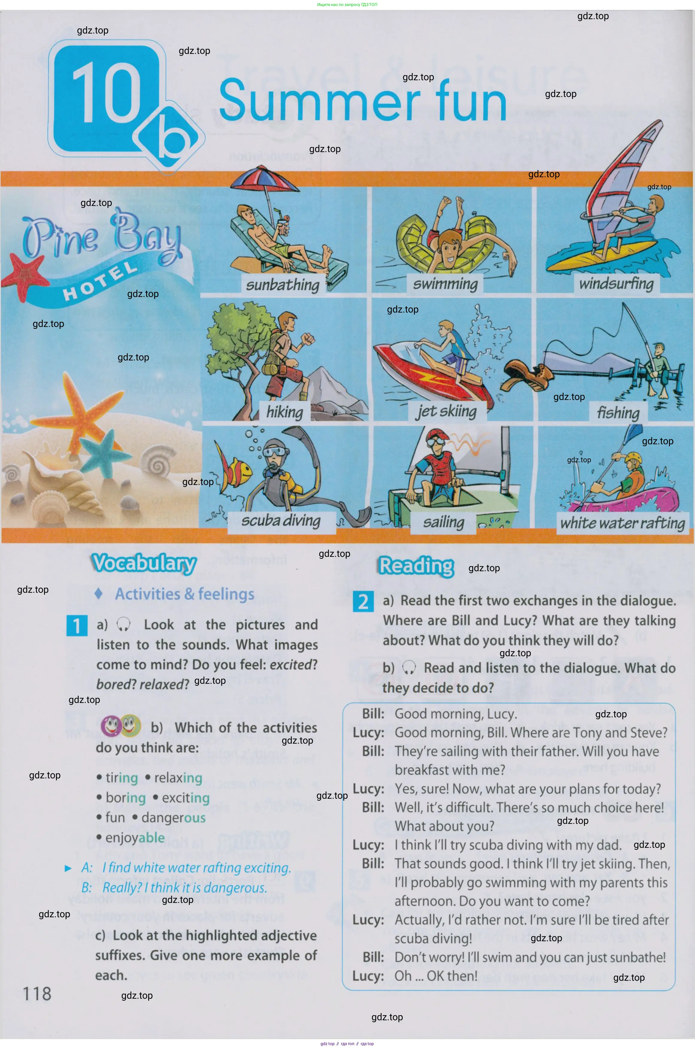 Английский язык (english), 5 класс Учебник (Student's book), авторы: Ваулина Юлия Евгеньевна (Vaulina Julia), Дули Дженни (Dooley Jenny), Подоляко Ольга Евгеньевна (Podolyako Olga), Эванс Вирджиния (Evans Virginia), издательство Просвещение, Москва, 2023, жёлтого цвета, страница 118