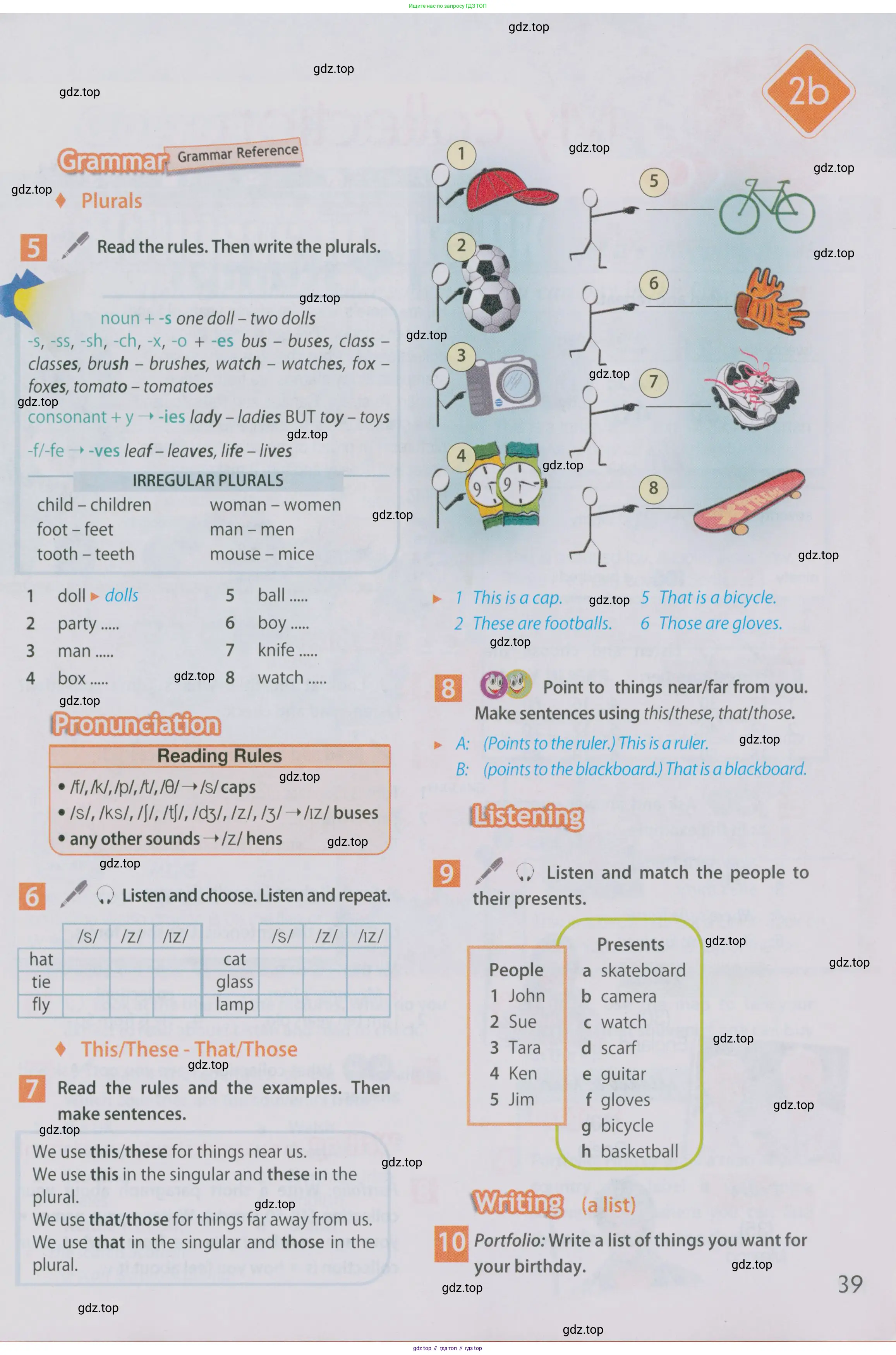 Английский язык (english), 5 класс Учебник (Student's book), авторы: Ваулина Юлия Евгеньевна (Vaulina Julia), Дули Дженни (Dooley Jenny), Подоляко Ольга Евгеньевна (Podolyako Olga), Эванс Вирджиния (Evans Virginia), издательство Просвещение, Москва, 2023, жёлтого цвета, страница 39