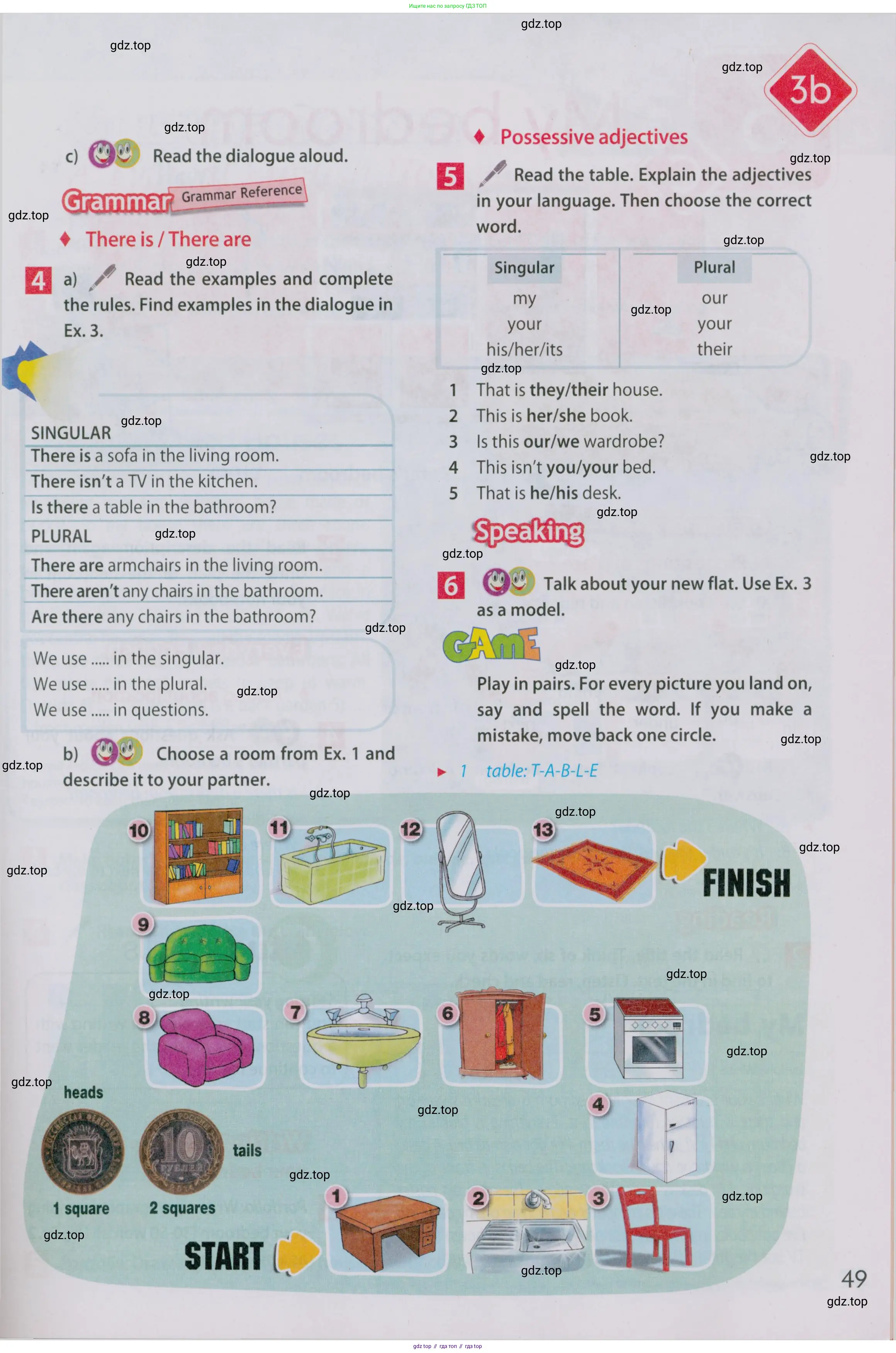 Английский язык (english), 5 класс Учебник (Student's book), авторы: Ваулина Юлия Евгеньевна (Vaulina Julia), Дули Дженни (Dooley Jenny), Подоляко Ольга Евгеньевна (Podolyako Olga), Эванс Вирджиния (Evans Virginia), издательство Просвещение, Москва, 2023, жёлтого цвета, страница 49